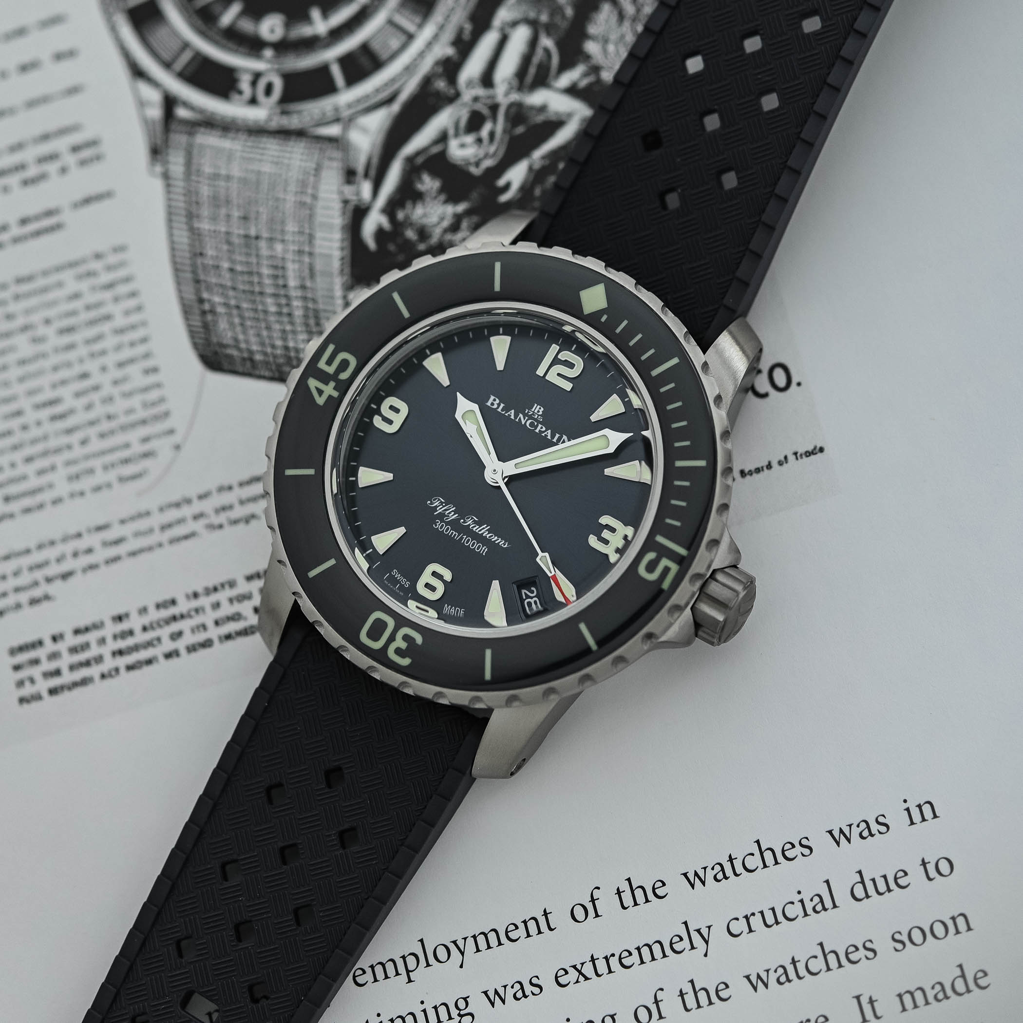 Blancpain Firty Fathoms Automatic 38mm Dive Watch Collection review - 8 Blancpain Firty Fathoms Automatic 38mm Dive Watch Collection review - 8