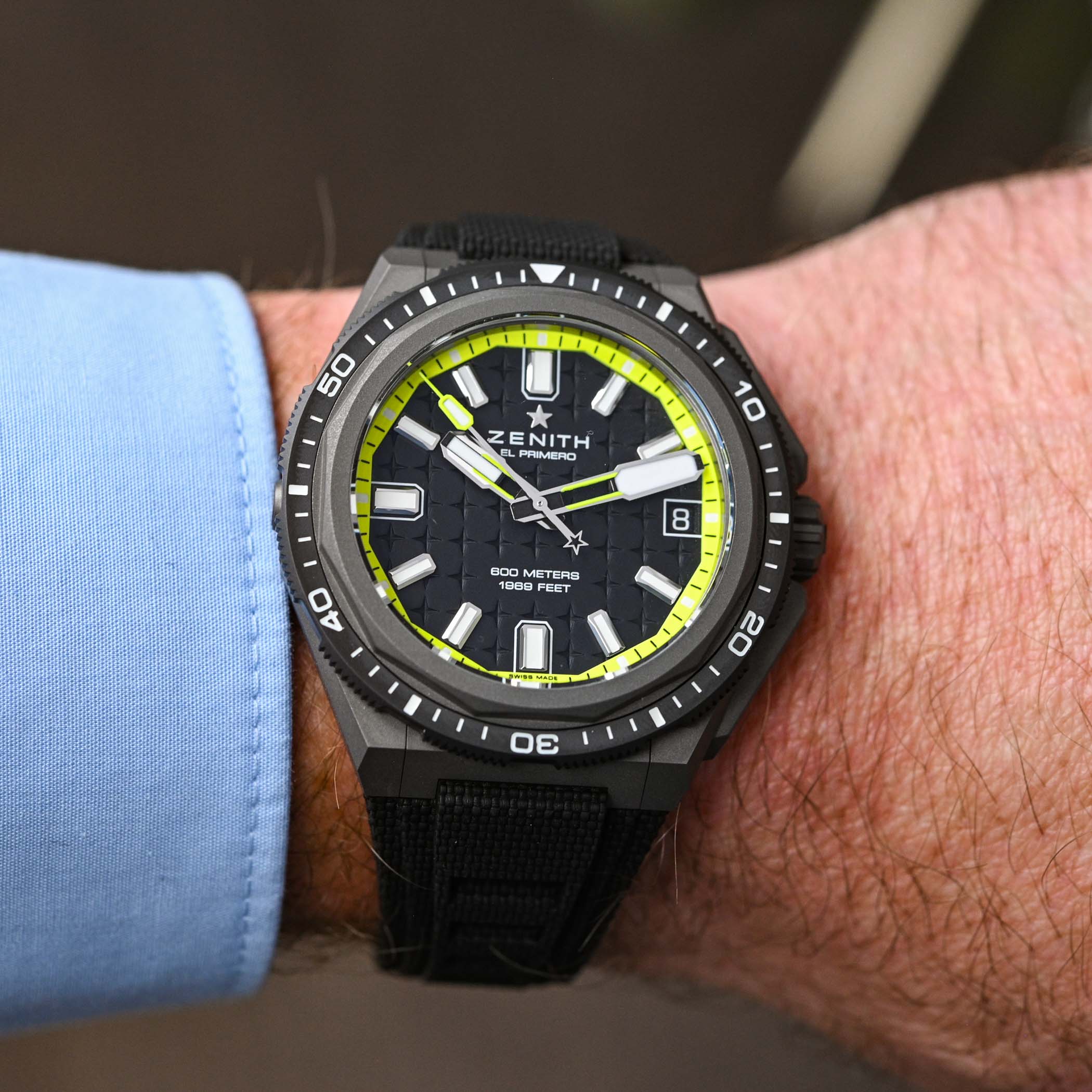 Zenith Defy Extreme Diver Shadow microblasted titanium - review - 4 Zenith Defy Extreme Diver Shadow microblasted titanium - review - 4