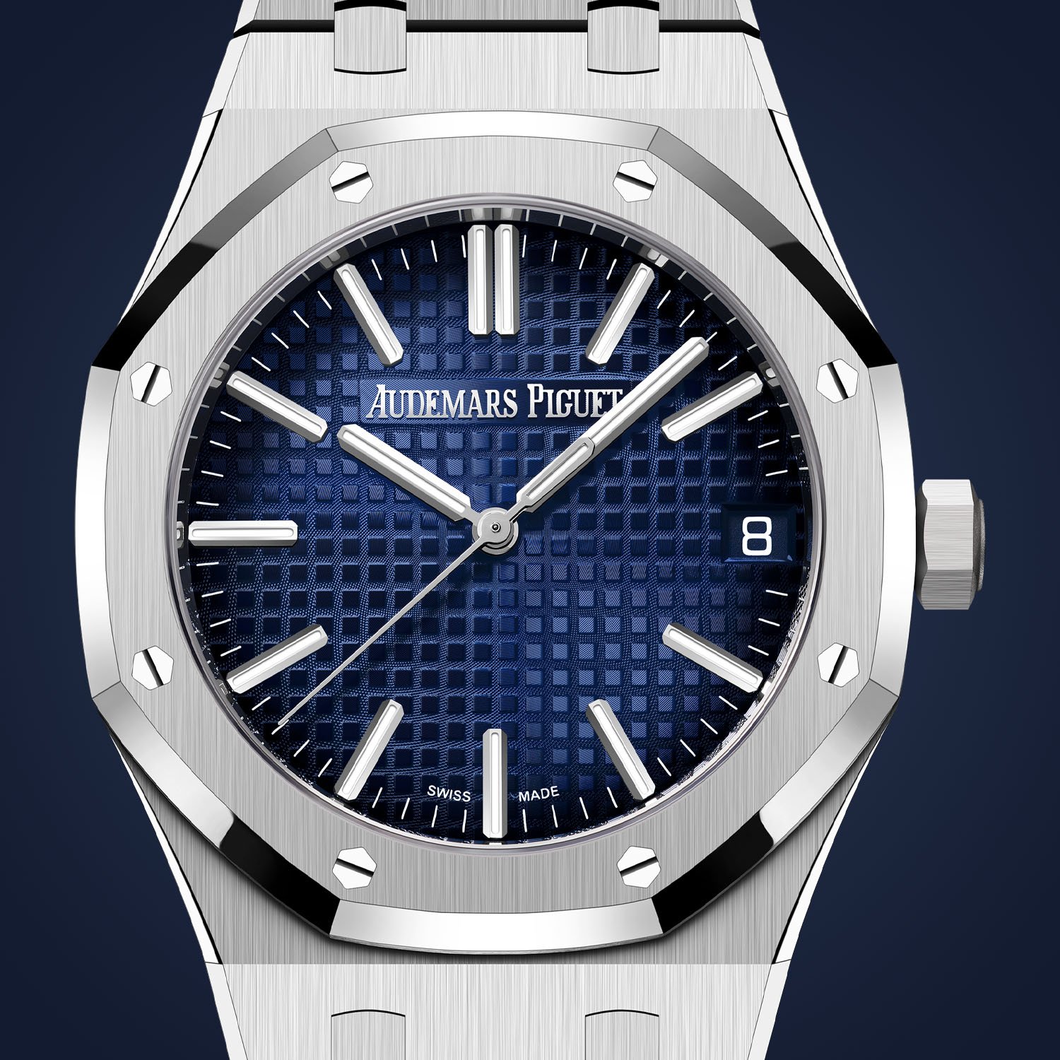Audemars Piguet Royal Oak 41mm Special Edition White Gold Smoked. blue - 15510BC 26240BC - 4 Audemars Piguet Royal Oak 41mm Special Edition White Gold Smoked. blue - 15510BC 26240BC - 4