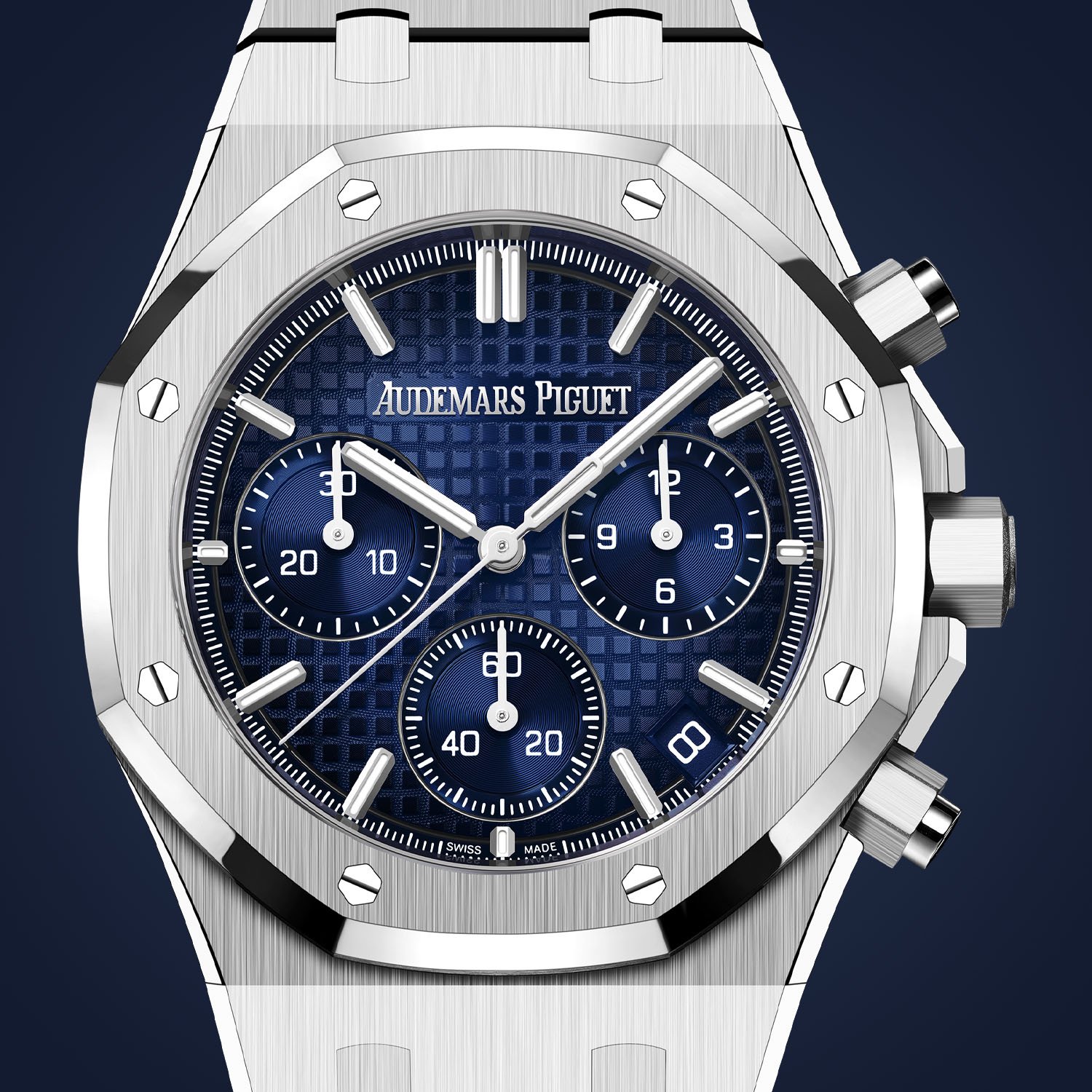 Audemars Piguet Royal Oak 41mm Special Edition White Gold Smoked. blue - 15510BC 26240BC - 5 Audemars Piguet Royal Oak 41mm Special Edition White Gold Smoked. blue - 15510BC 26240BC - 5