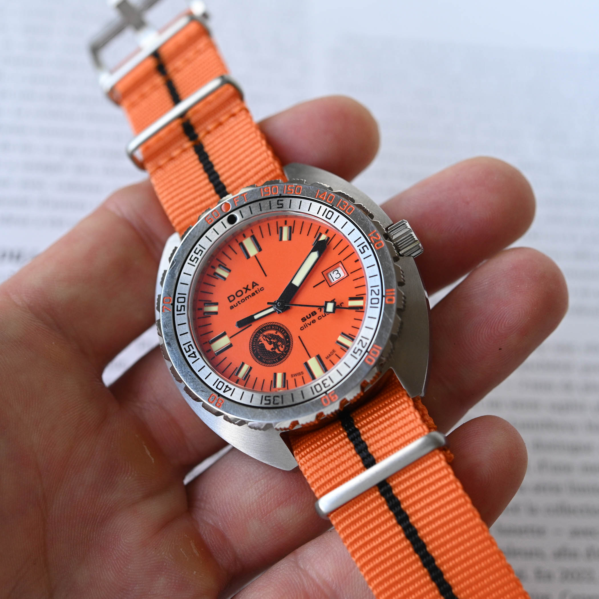 Doxa SUB 750T Clive Cussler Limited Edition review 2 Doxa SUB 750T Clive Cussler Limited Edition review 2
