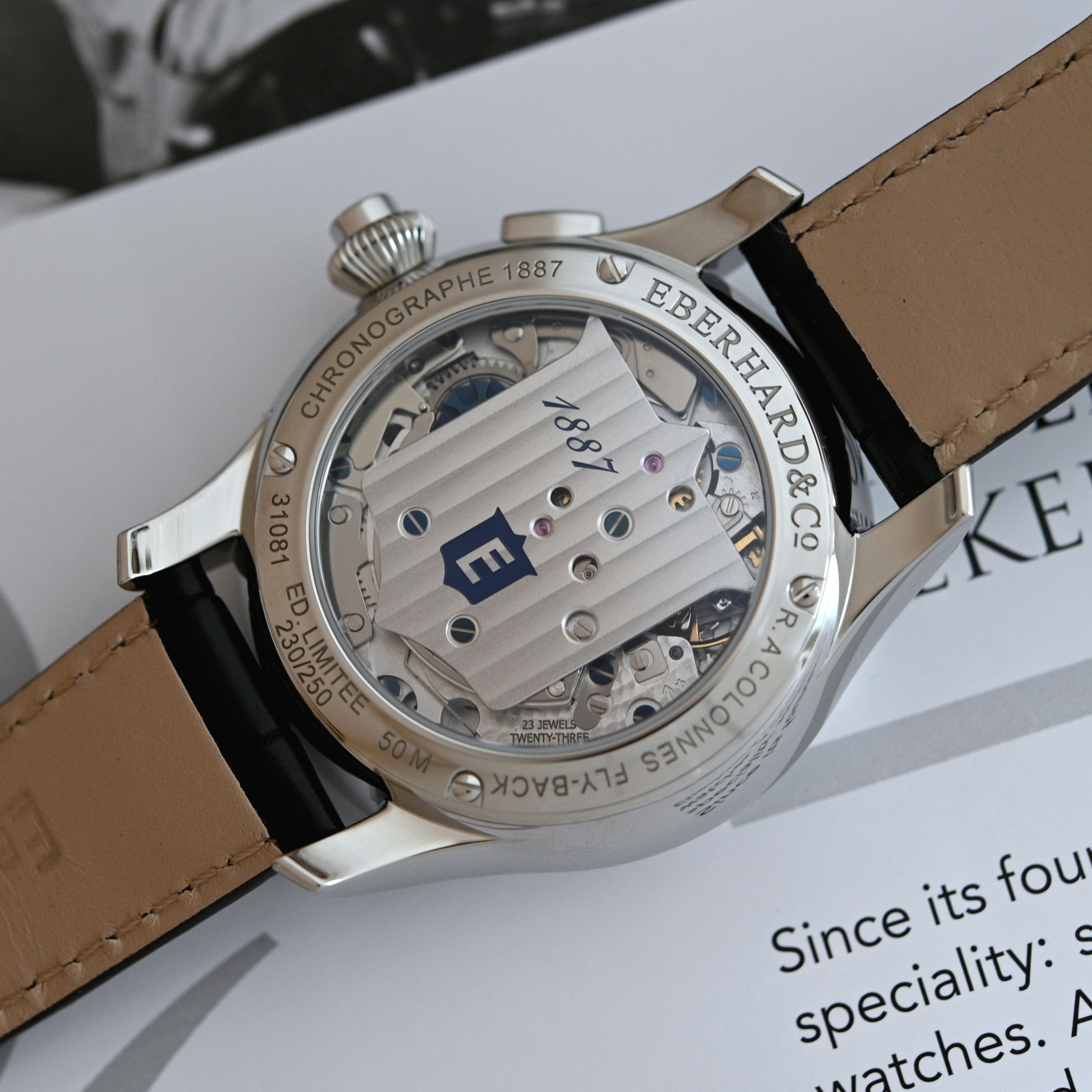 Eberhard & Co Chronographe 1887 Edition Limitee - 4 Eberhard & Co Chronographe 1887 Edition Limitee - 4