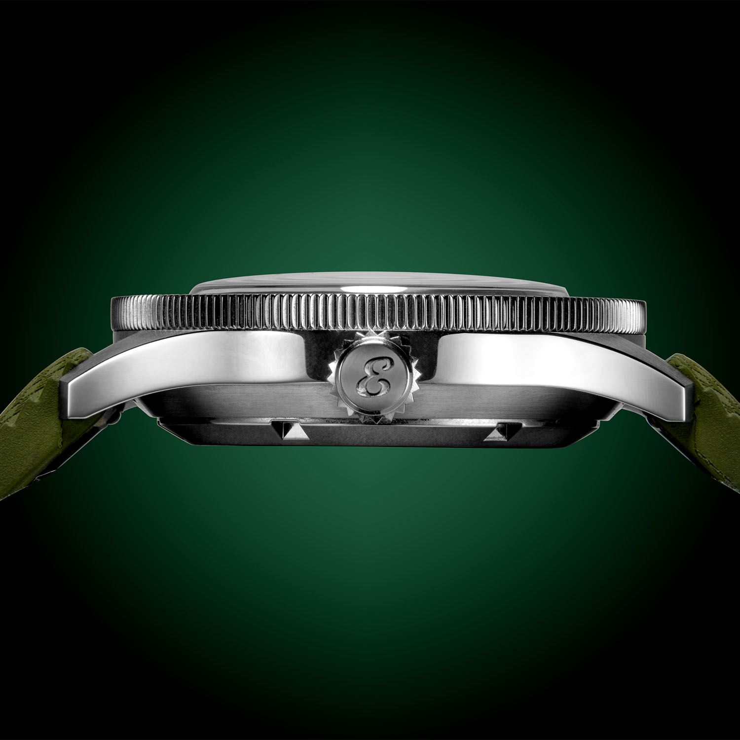 Eska Amphibian 250 Green Turtle limited edition accessible automatic vintage dive watch - 5 Eska Amphibian 250 Green Turtle limited edition accessible automatic vintage dive watch - 5