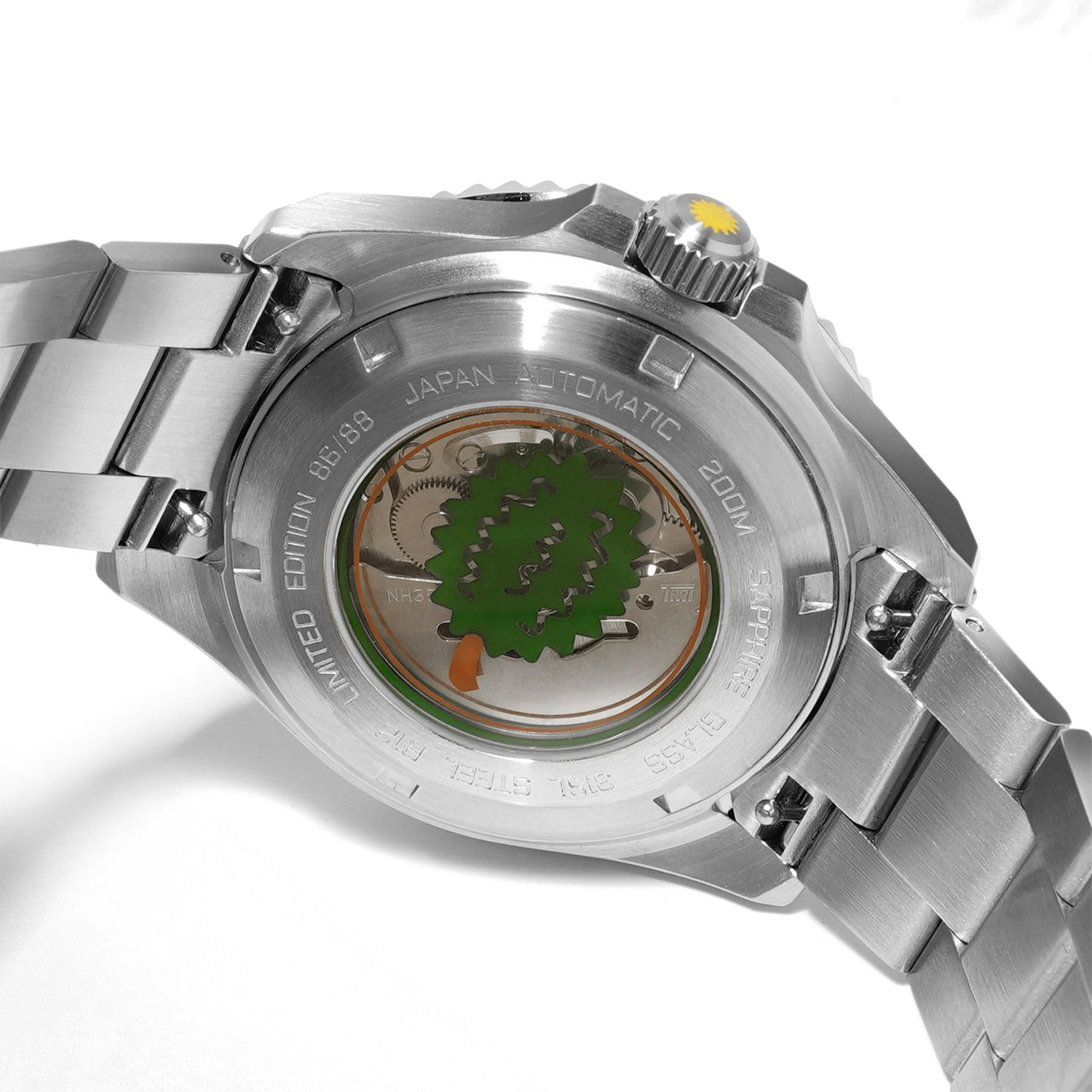 Revelot Hexmariner 39 Durian Limited Edition Automatic Dive Watch Malaysia - 7 Revelot Hexmariner 39 Durian Limited Edition Automatic Dive Watch Malaysia - 7