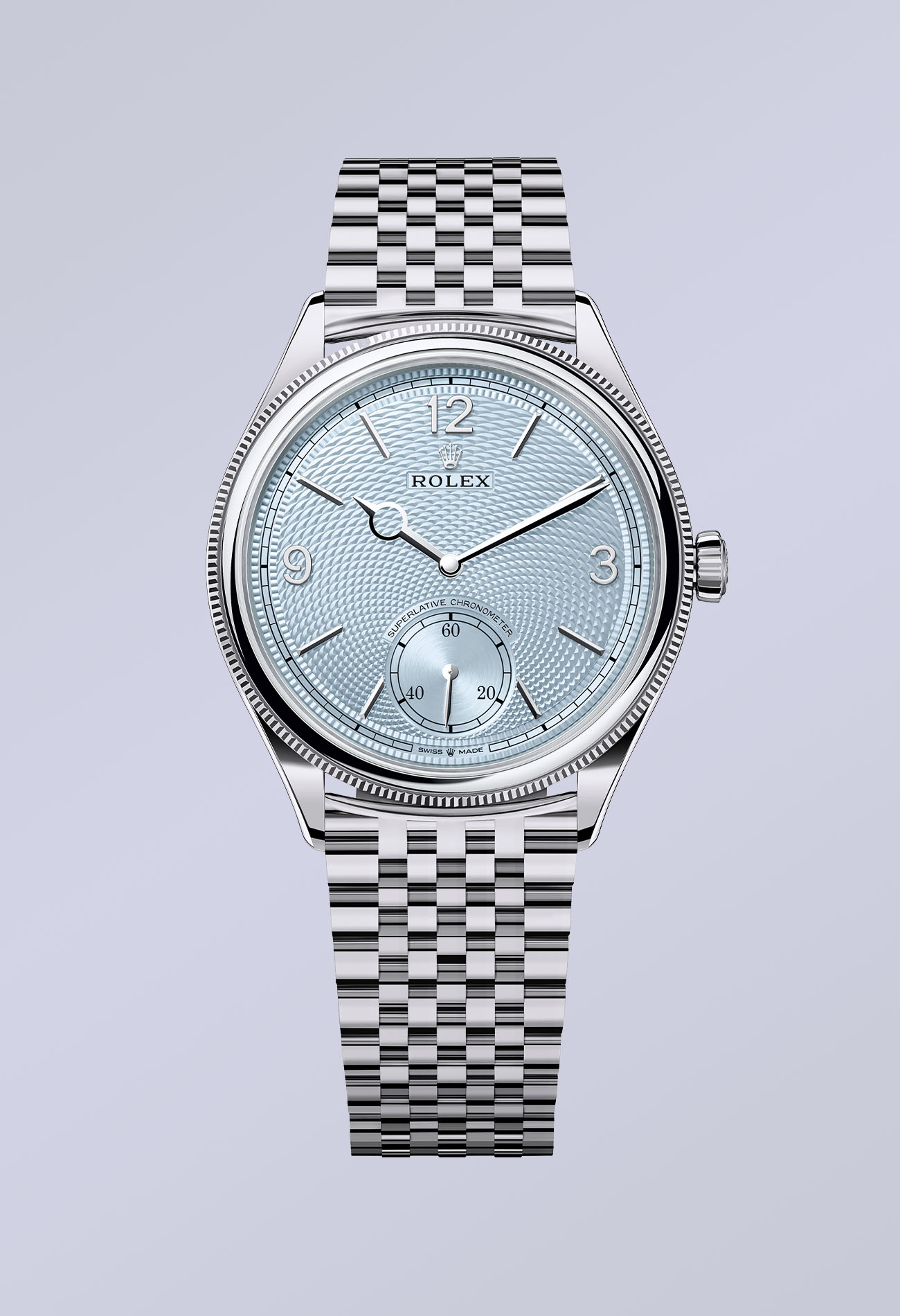 Rolex Predictions 1908 Settimo Bracelet platinum guilloche ice blue dial 1 Rolex Predictions 1908 Settimo Bracelet platinum guilloche ice blue dial 1