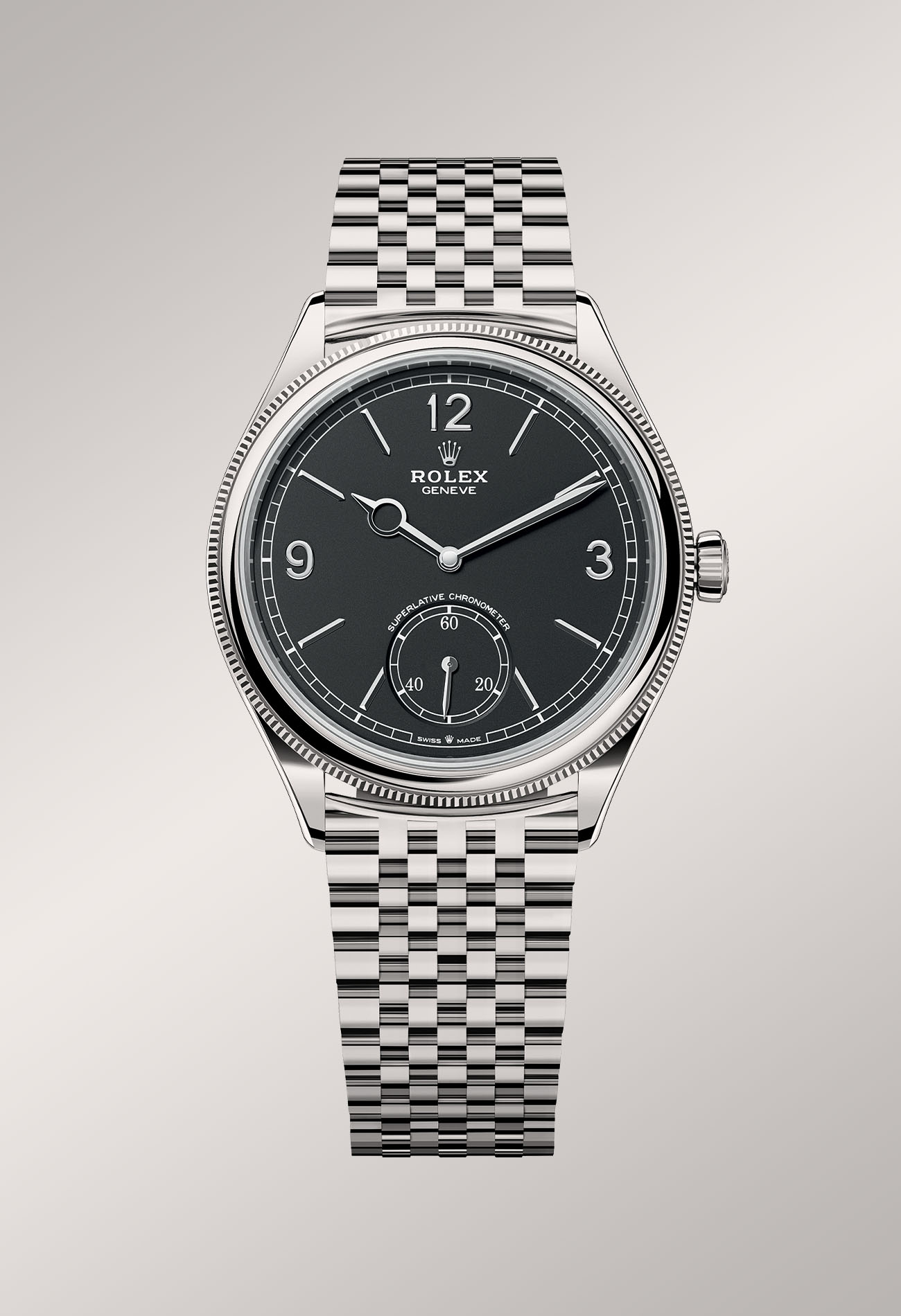 Rolex Predictions 1908 Settimo Bracelet white gold black dial Rolex Predictions 1908 Settimo Bracelet white gold black dial