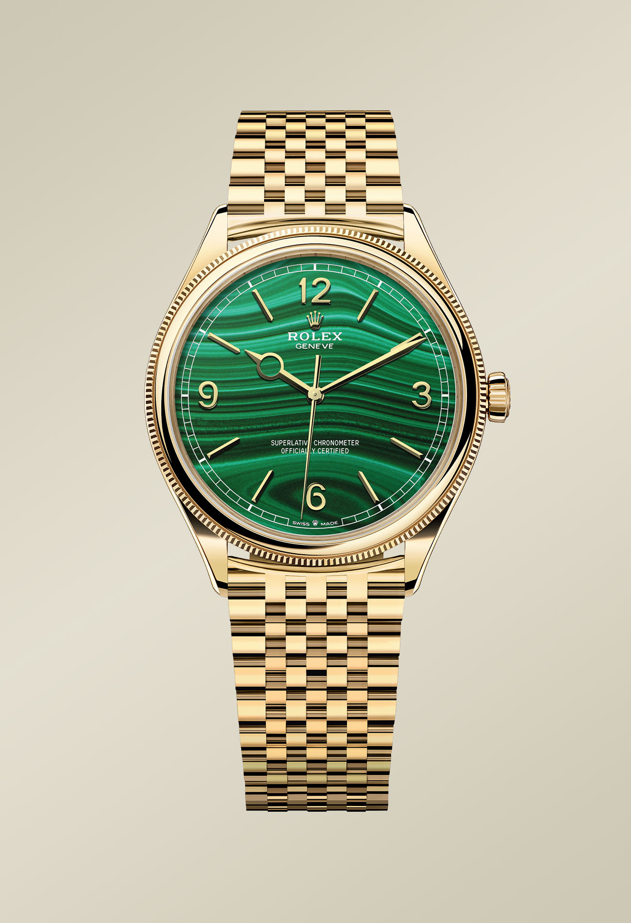 Rolex Predictions 1908 Settimo Bracelet yellow gold malachite dial - 3 Rolex Predictions 1908 Settimo Bracelet yellow gold malachite dial - 3