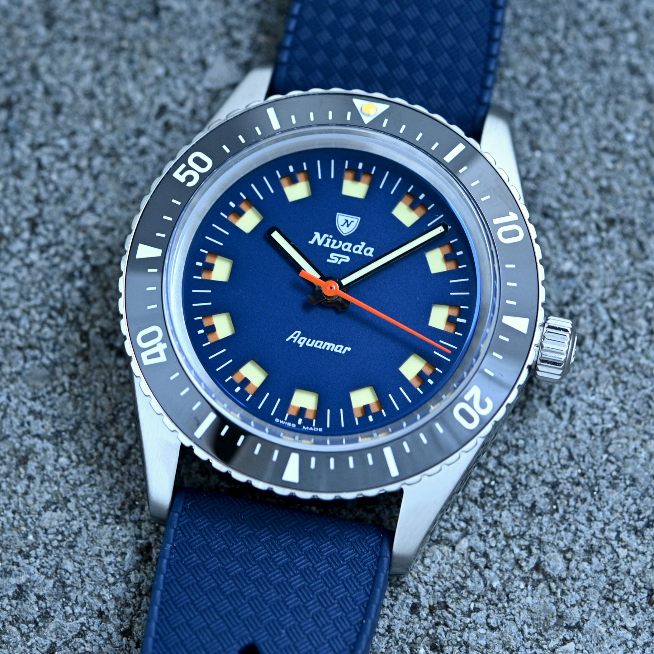 X2025 Nivada Grenchen Antarctic Diver Aquamar - 4 X2025 Nivada Grenchen Antarctic Diver Aquamar - 4