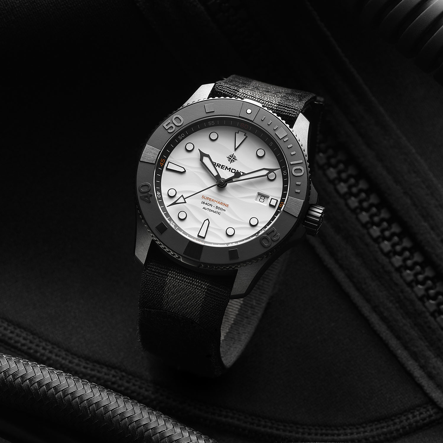 Bremont Supermarine 500m Black Ceramic with Polar White Dial 3 Bremont Supermarine 500m Black Ceramic with Polar White Dial 3