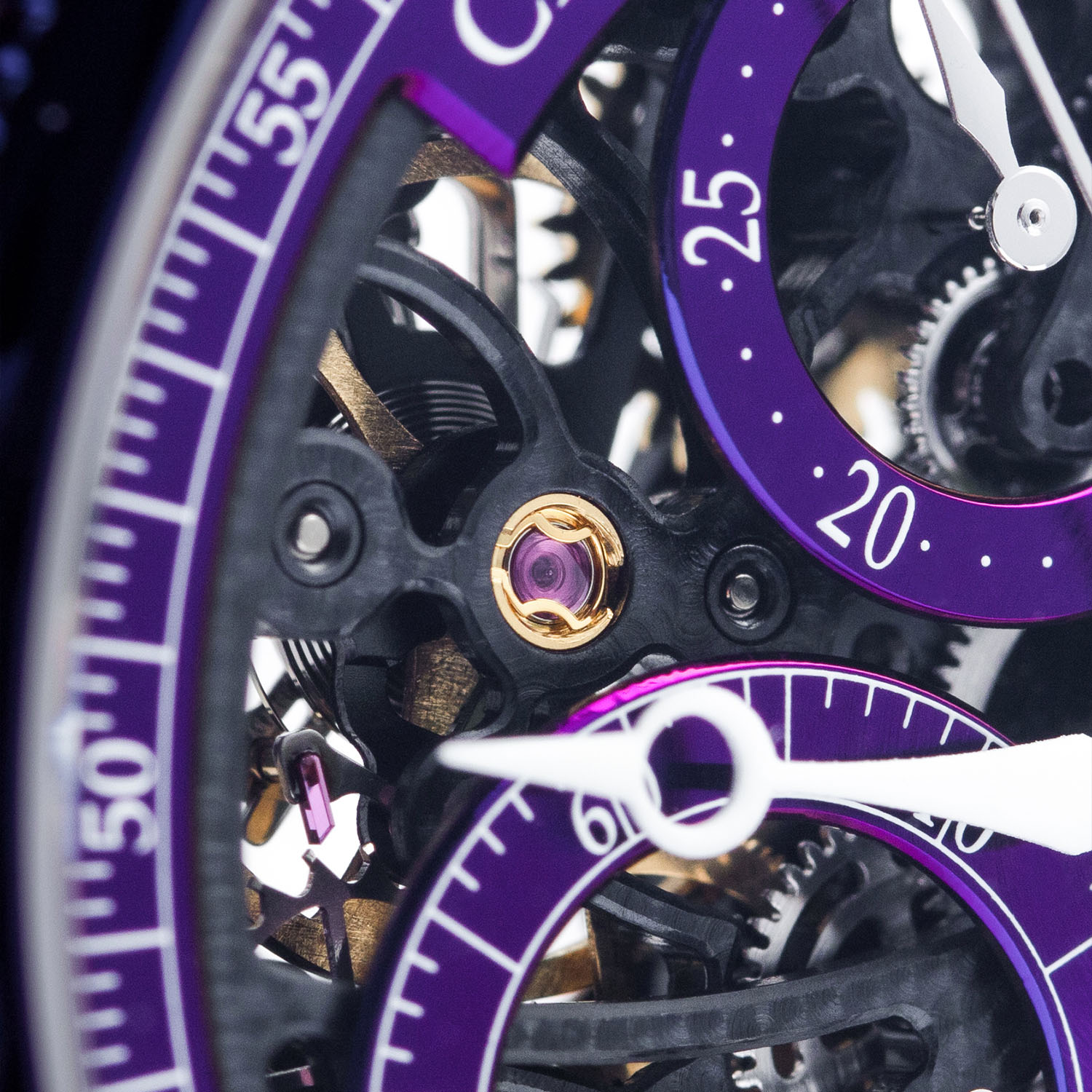 Chronoswiss Opus Purple Rain 30th Anniversary Skeleton Chronograph Ultraviolet Titanium - 7 Chronoswiss Opus Purple Rain 30th Anniversary Skeleton Chronograph Ultraviolet Titanium - 7