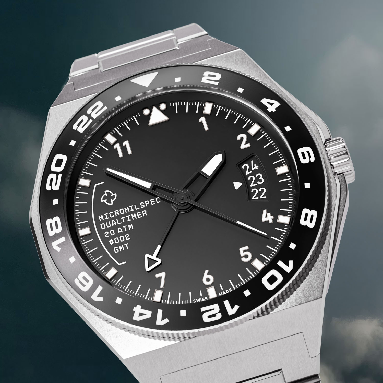 MICROMILSPEC Dualtimer Pilot GMT - 7 MICROMILSPEC Dualtimer Pilot GMT - 7