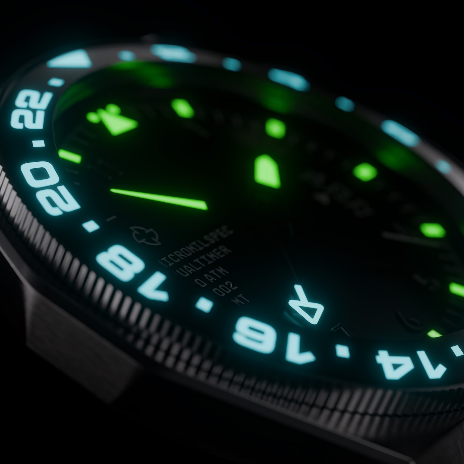 MICROMILSPEC Dualtimer Pilot GMT - 8 MICROMILSPEC Dualtimer Pilot GMT - 8
