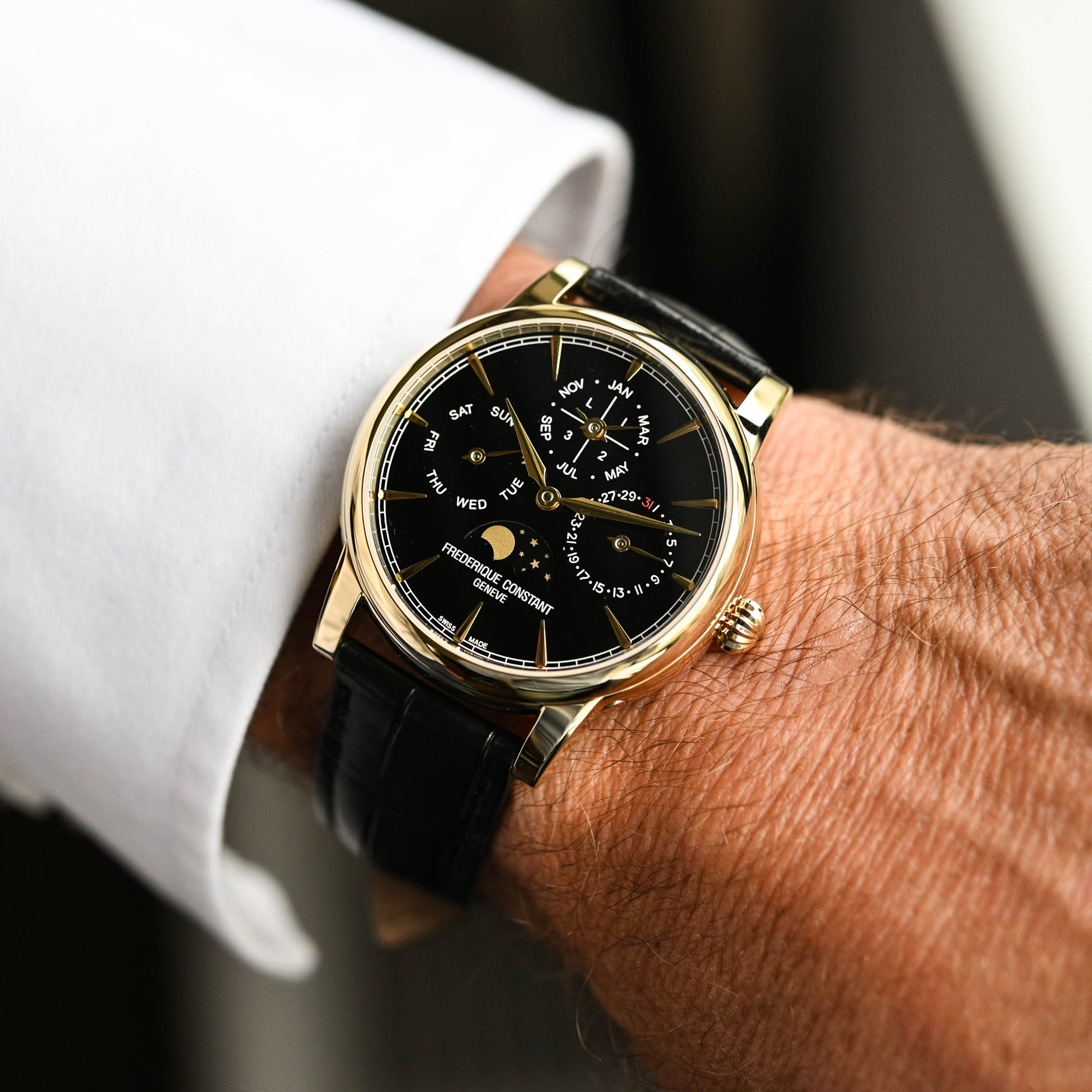 2025 new Frederique Constant Classic Perpetual Calendar Manufacture Steel Gold - video review - 5 2025 new Frederique Constant Classic Perpetual Calendar Manufacture Steel Gold - video review - 5