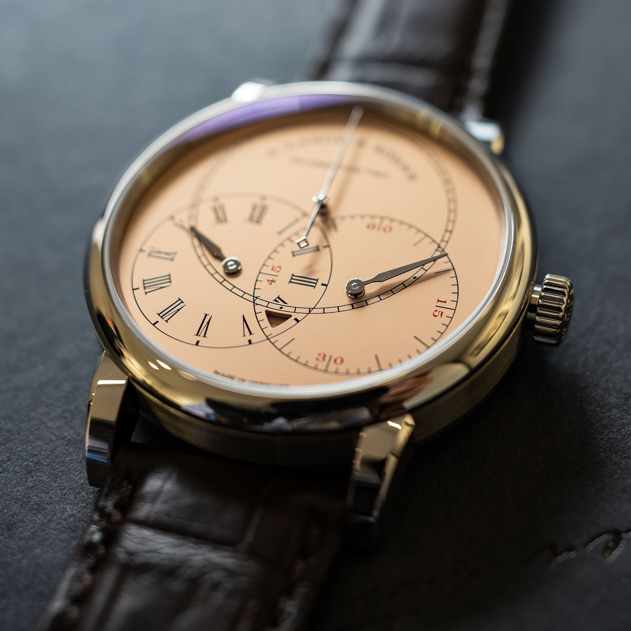 A Lange Sohne Richard Lange Jumping Seconds Salmon Dial - review - 7 A Lange Sohne Richard Lange Jumping Seconds Salmon Dial - review - 7