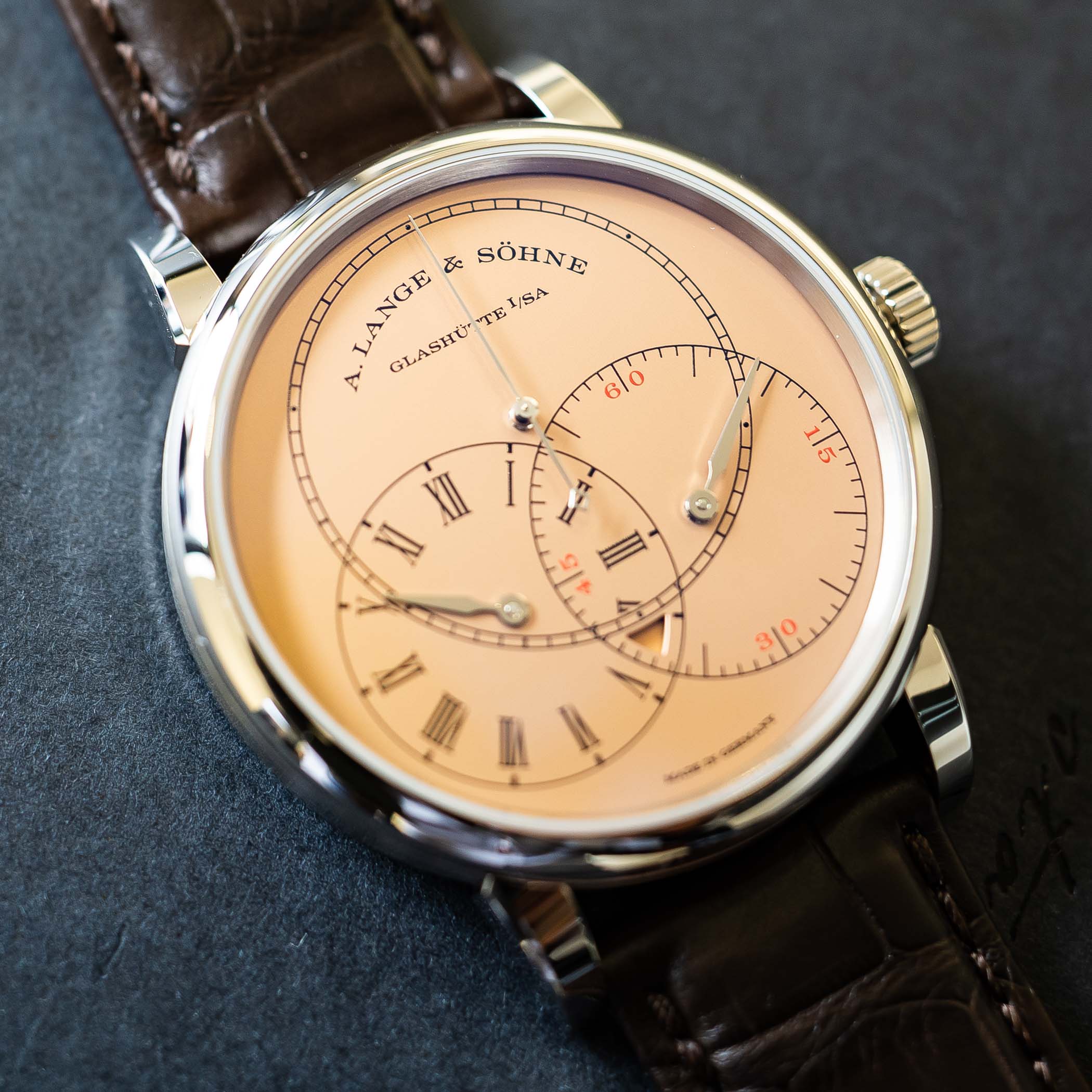 A Lange Sohne Richard Lange Jumping Seconds Salmon Dial - review - 8 A Lange Sohne Richard Lange Jumping Seconds Salmon Dial - review - 8