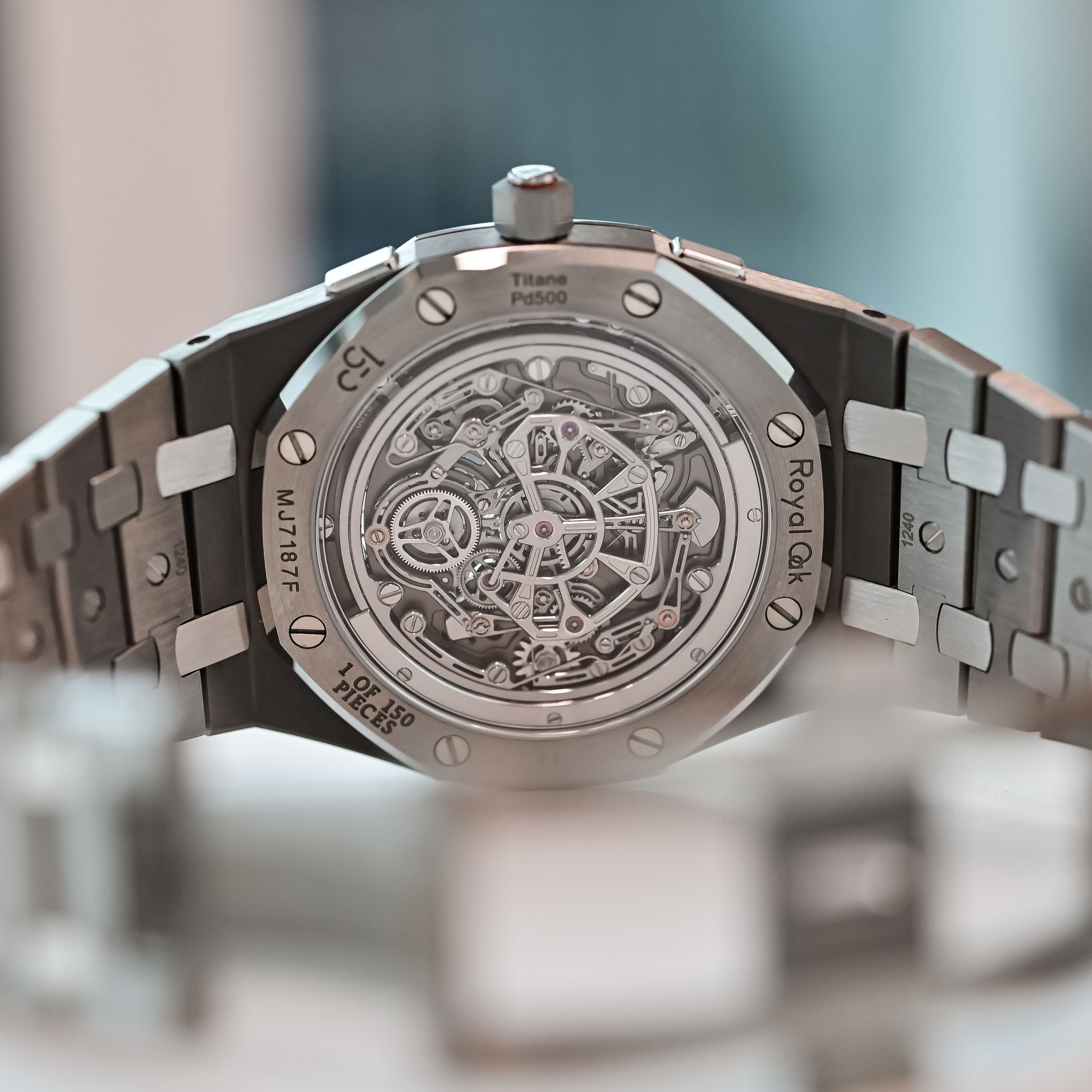Audemars Piguet Royal Oak Jumbo Extra-Thin Selfwinding Flying Tourbillon Chronograph RD#5 150th Anniversary video review - 10 Audemars Piguet Royal Oak Jumbo Extra-Thin Selfwinding Flying Tourbillon Chronograph RD#5 150th Anniversary video review - 10