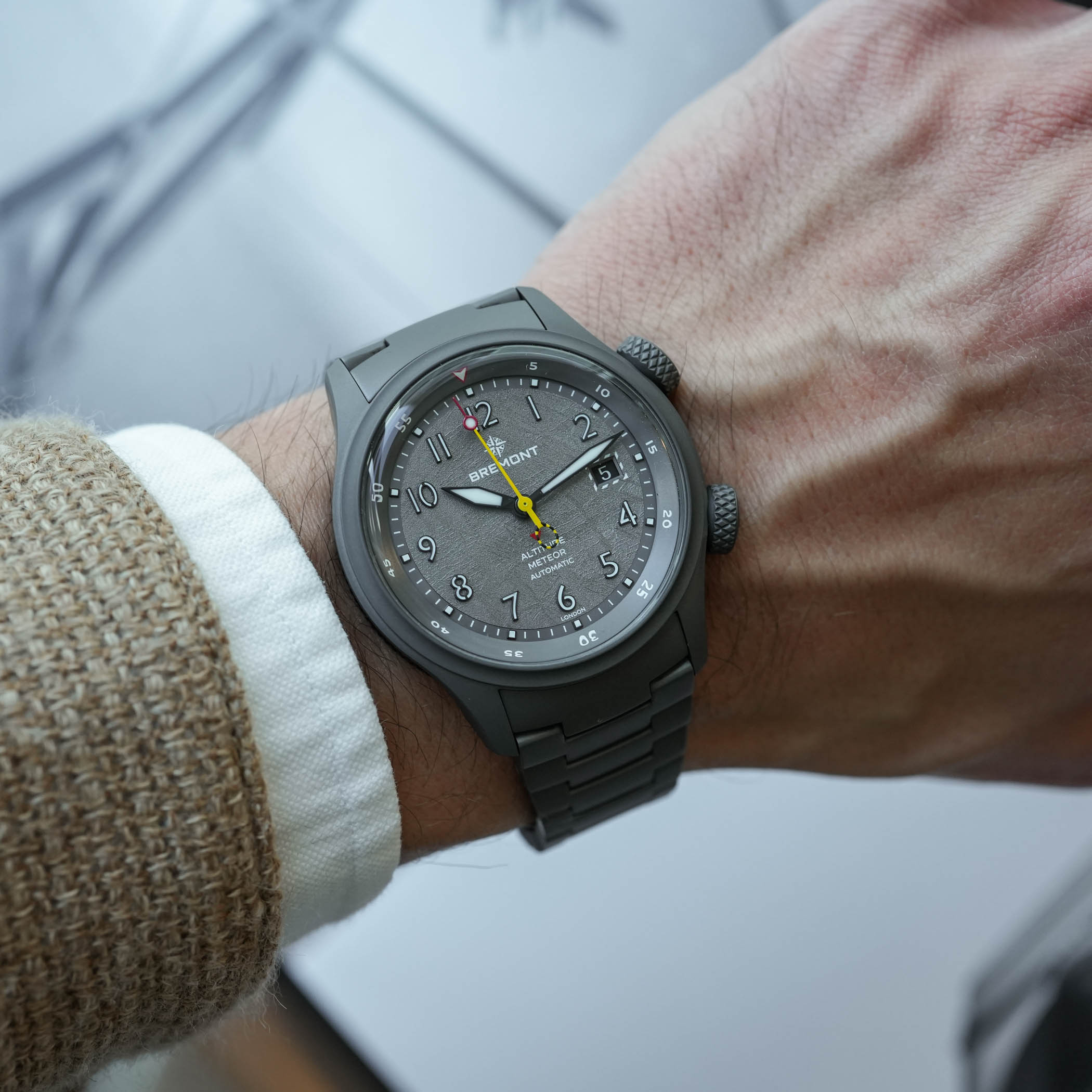 Bremont Altitude MB Meteor Stealth Grey Meteorite-Texture Dial Limited Edition - review - 6 Bremont Altitude MB Meteor Stealth Grey Meteorite-Texture Dial Limited Edition - review - 6