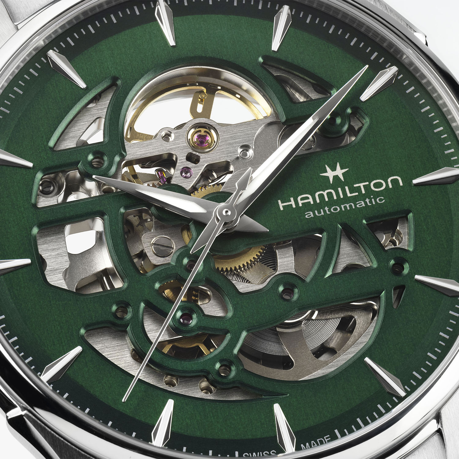 Hamilton Jazzmaster Skeleton 40mm Empire Green - 5 Hamilton Jazzmaster Skeleton 40mm Empire Green - 5