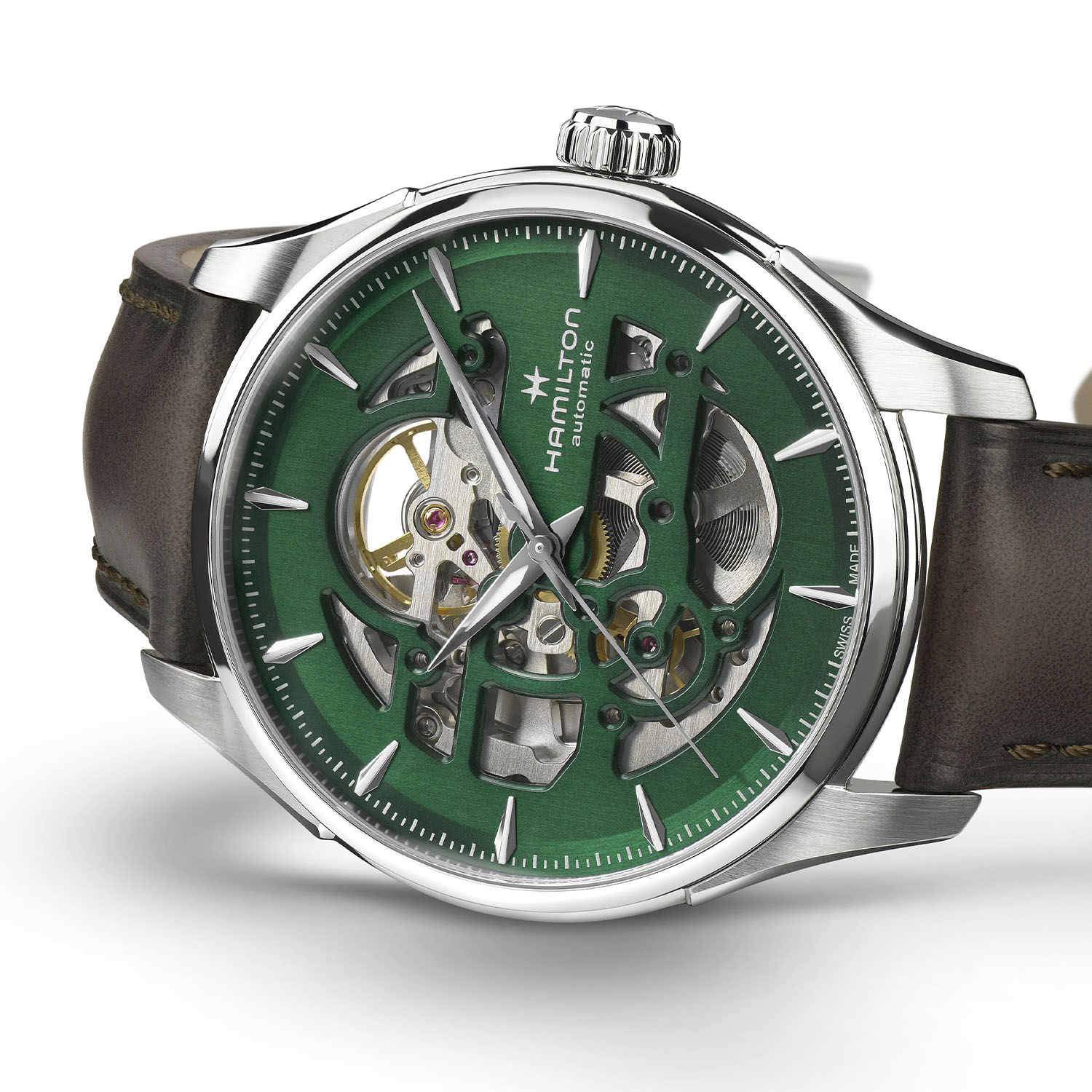 Hamilton Jazzmaster Skeleton 40mm Empire Green - 8 Hamilton Jazzmaster Skeleton 40mm Empire Green - 8