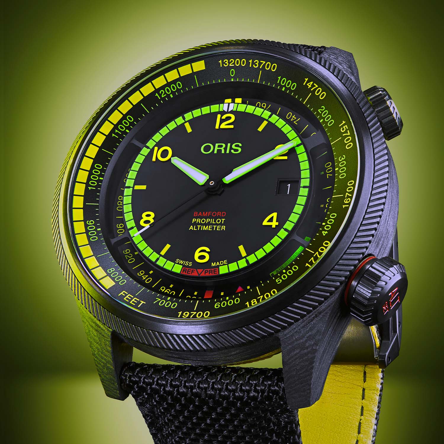 Oris x Bamford ProPilot Altimeter Mission Control - 5 Oris x Bamford ProPilot Altimeter Mission Control - 5