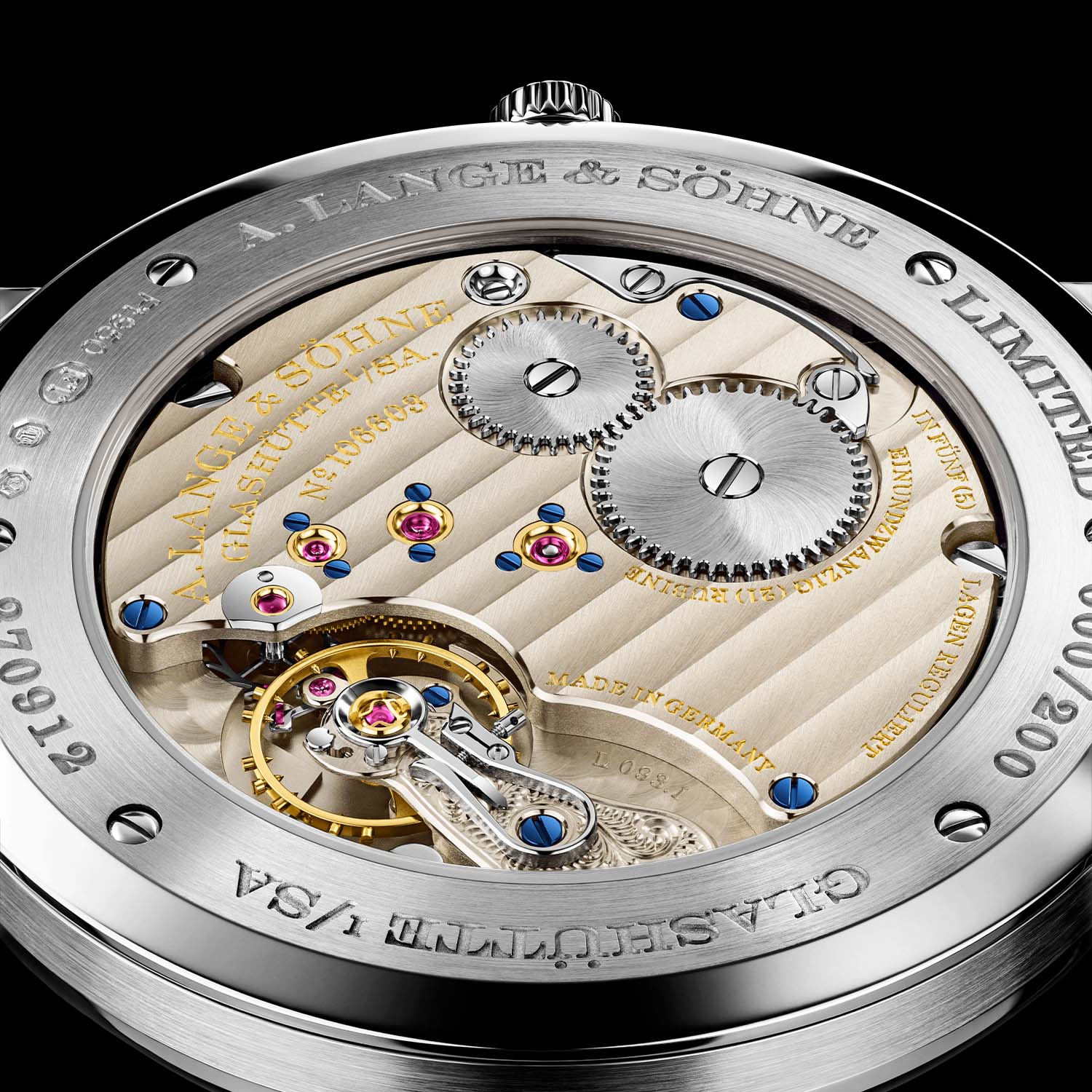 2025 A Lange Sohne Saxonia Thin Black Onyx Dial Platinum and Honeygold - 4 2025 A Lange Sohne Saxonia Thin Black Onyx Dial Platinum and Honeygold - 4
