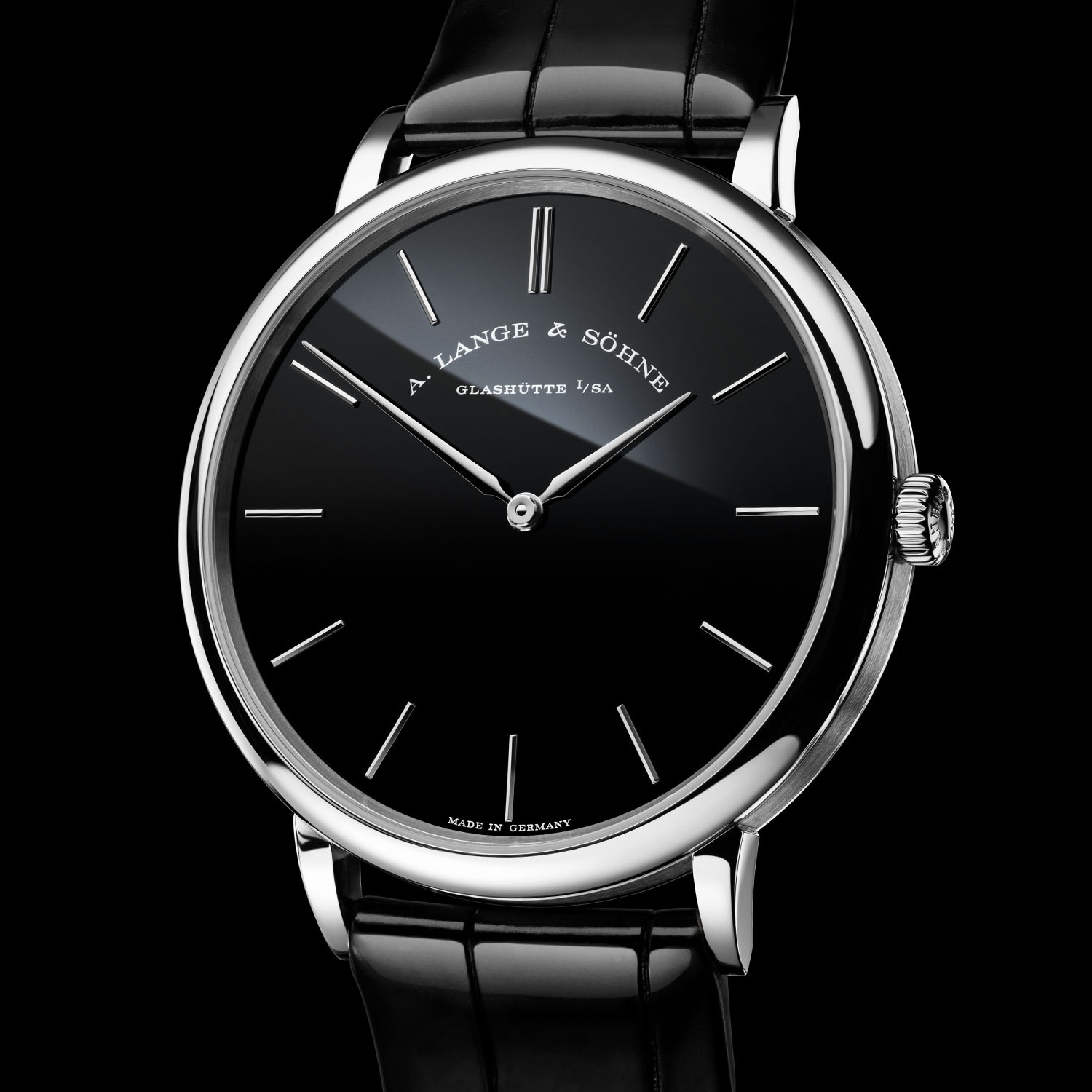 2025 A Lange Sohne Saxonia Thin Black Onyx Dial Platinum and Honeygold - 8 2025 A Lange Sohne Saxonia Thin Black Onyx Dial Platinum and Honeygold - 8