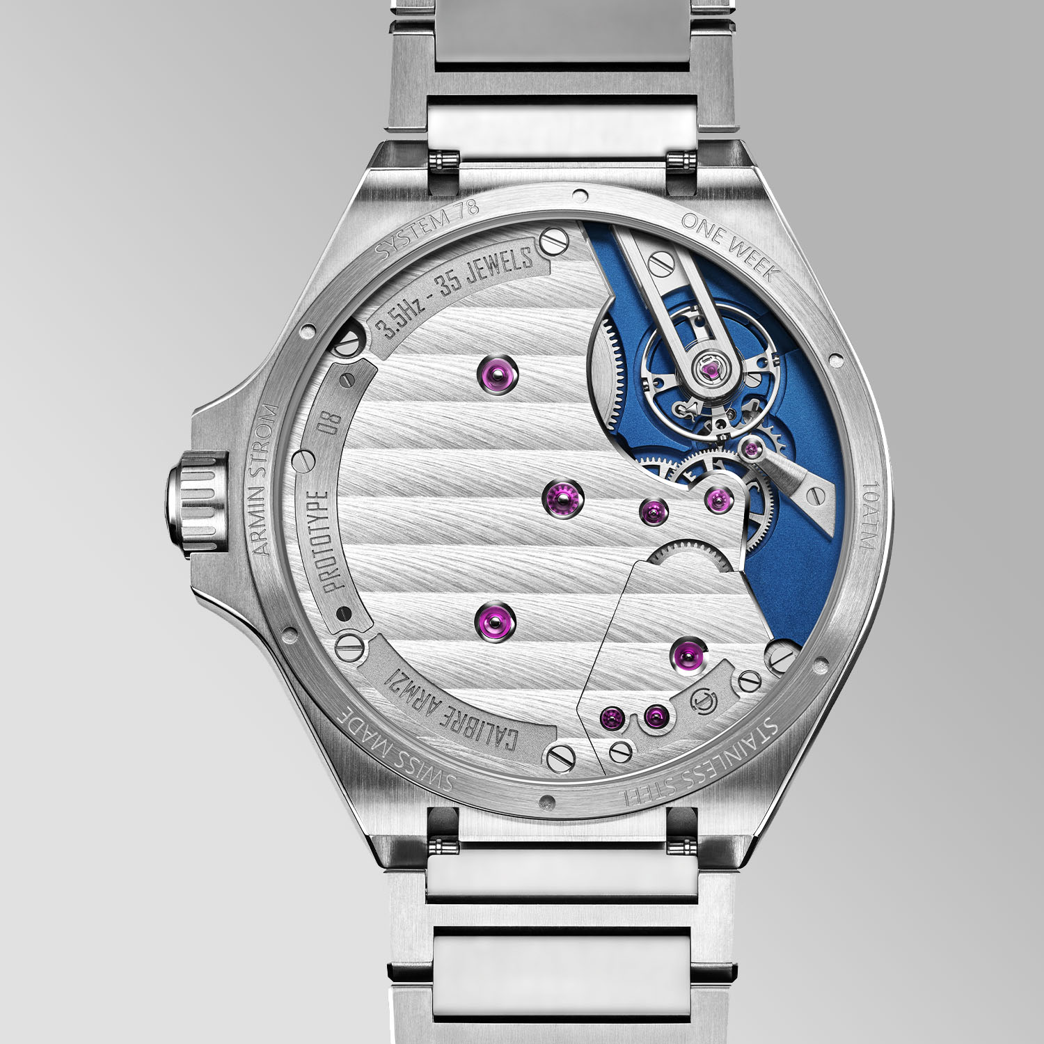 Armin Strom One Week Manufacture Edition Blue 6 Armin Strom One Week Manufacture Edition Blue 6