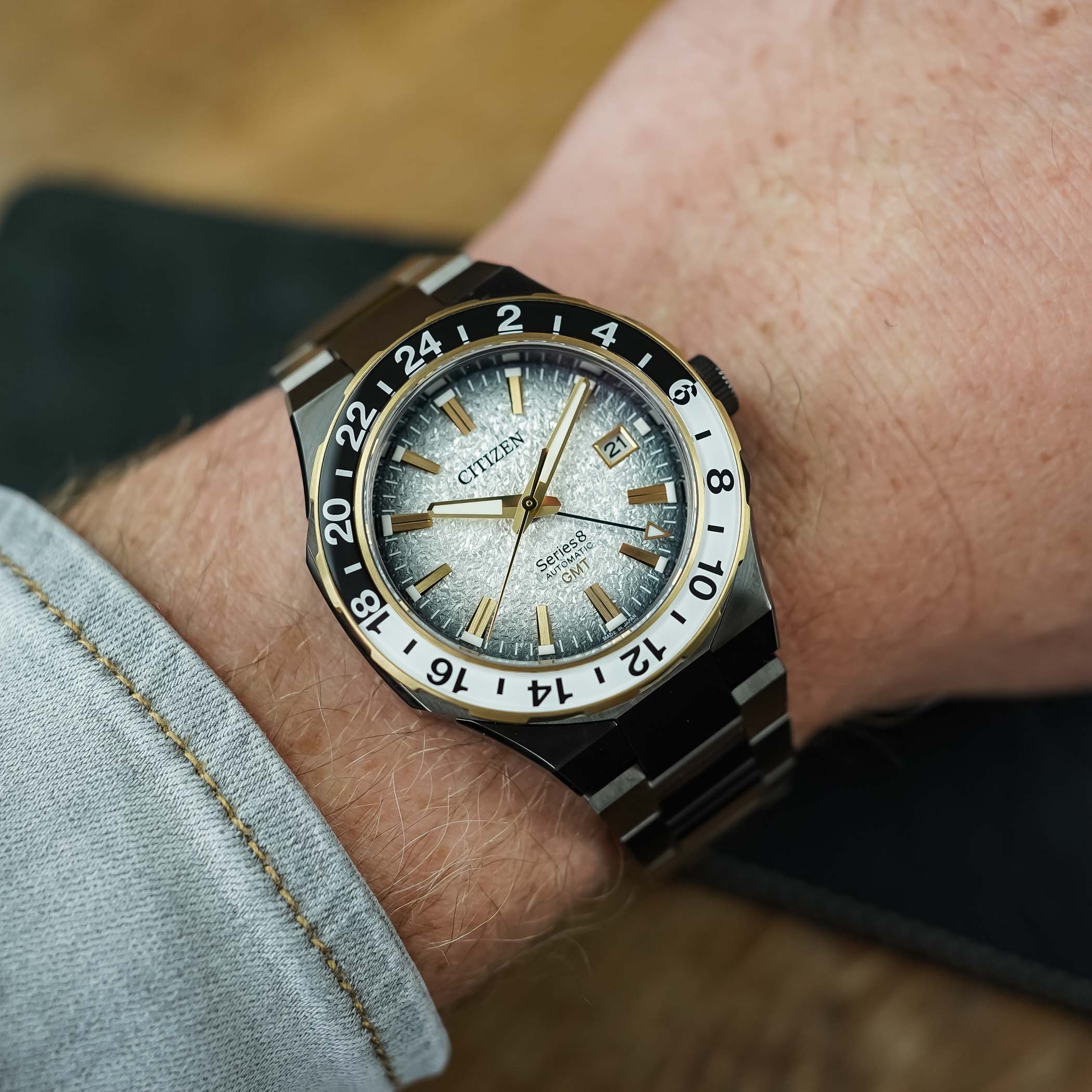 Citizen Series 8 880 GMT Mechanical NB6035-55H Limited Edition gunmetal coated - review - 5 Citizen Series 8 880 GMT Mechanical NB6035-55H Limited Edition gunmetal coated - review - 5