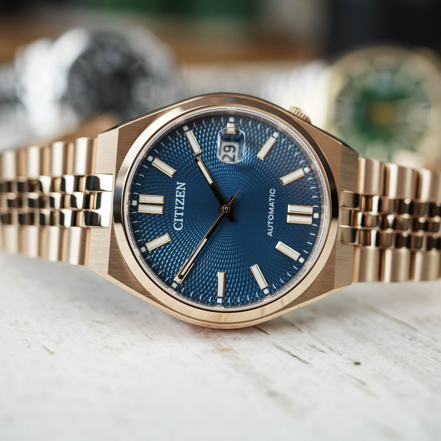 Citizen Dévoile Une Nouvelle Tsuyosa Automatique En Taille Compacte De 37 Mm