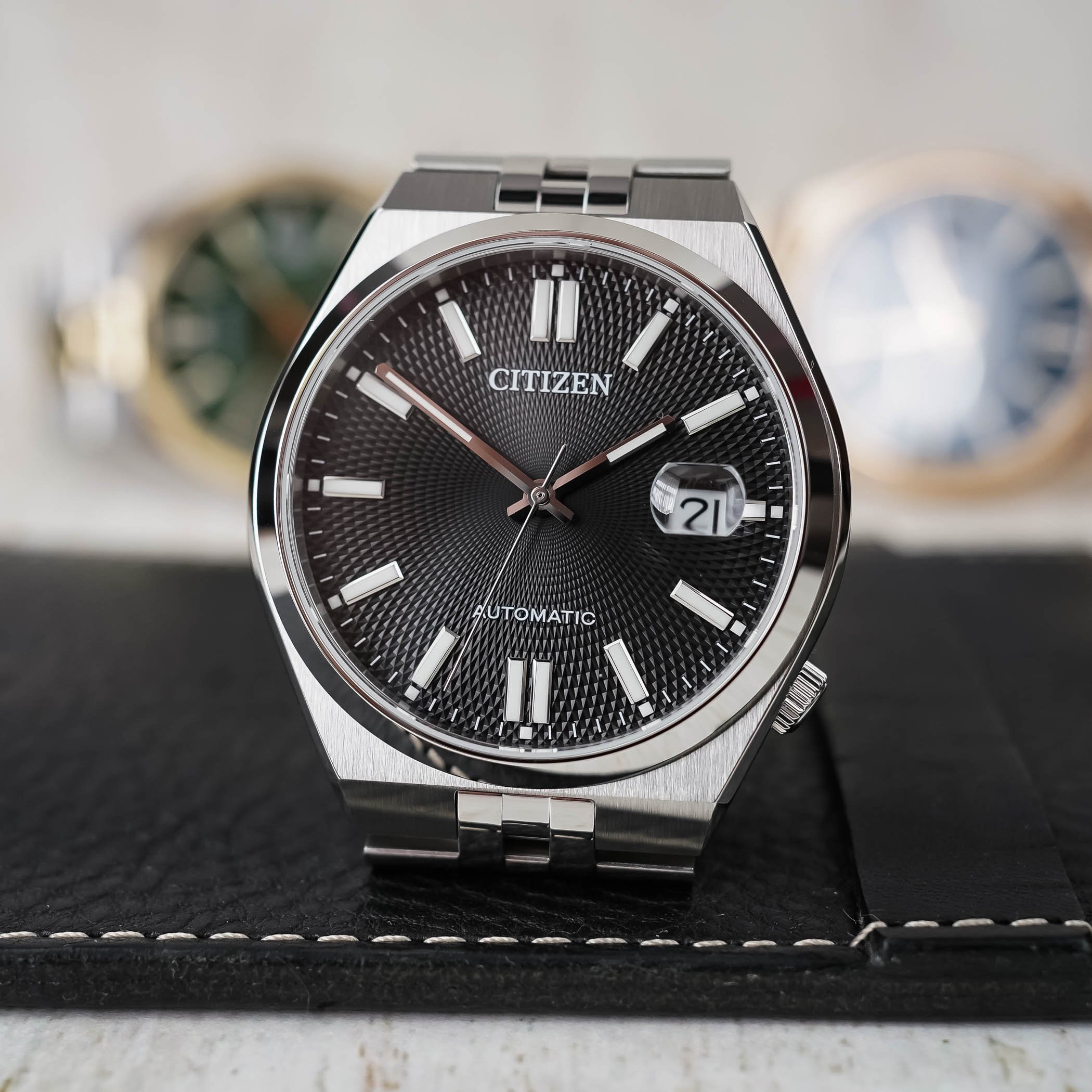 Citizen Tsuyosa 60 Automatic new movement 60h power reserve textured dial - NK0020-55E NK0024-54X NK0023-57L - value proposition review - 6 Citizen Tsuyosa 60 Automatic new movement 60h power reserve textured dial - NK0020-55E NK0024-54X NK0023-57L - value proposition review - 6