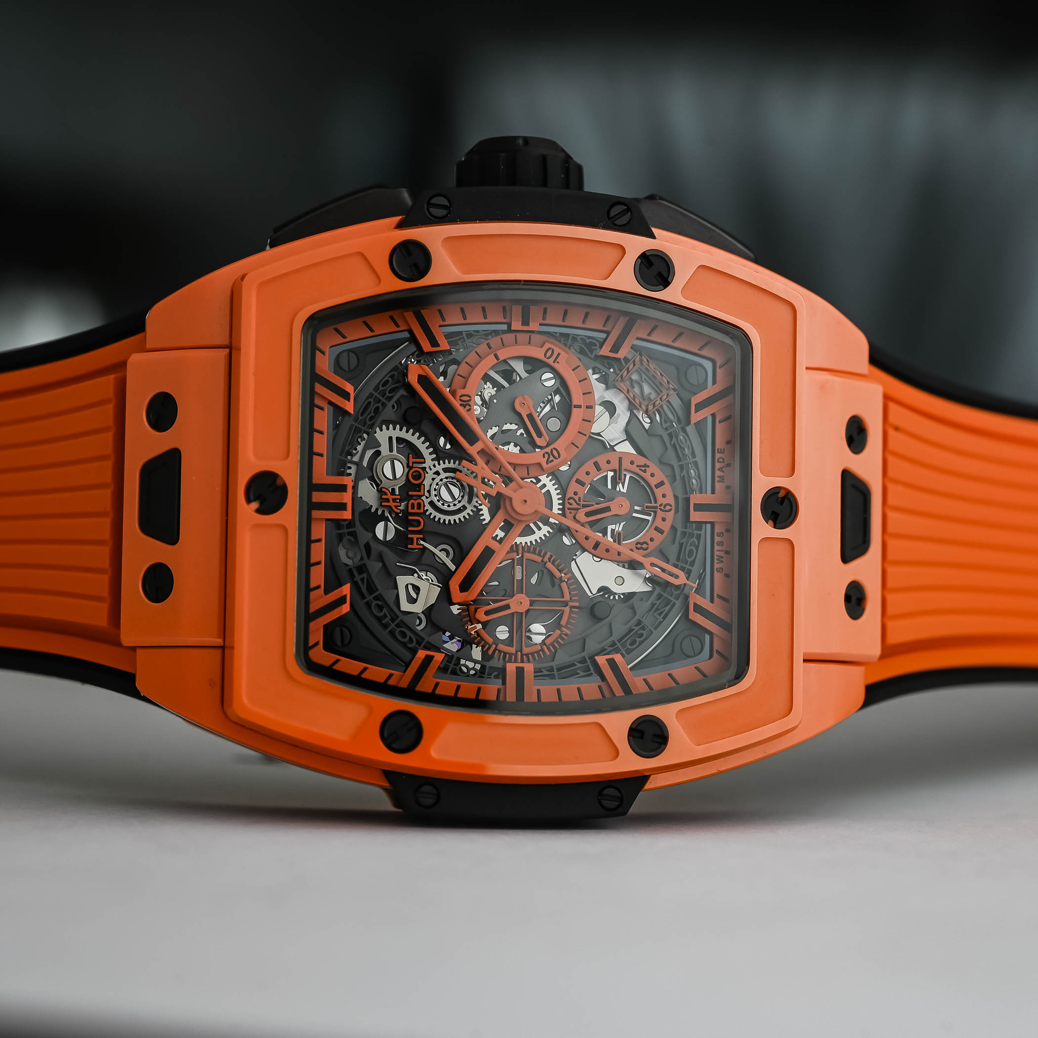 Hublot Spirit of Big Bang Chronograph Orange Ceramic limited edition - review - 6 Hublot Spirit of Big Bang Chronograph Orange Ceramic limited edition - review - 6