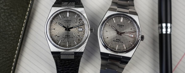 First Look – The Tissot PRX now in 38mm Full-Titanium or Damascus Steel Cases (Incl. Video)