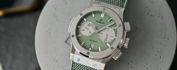 First Look – Hublot Presents Three New Classic Fusion Models in Sage Green