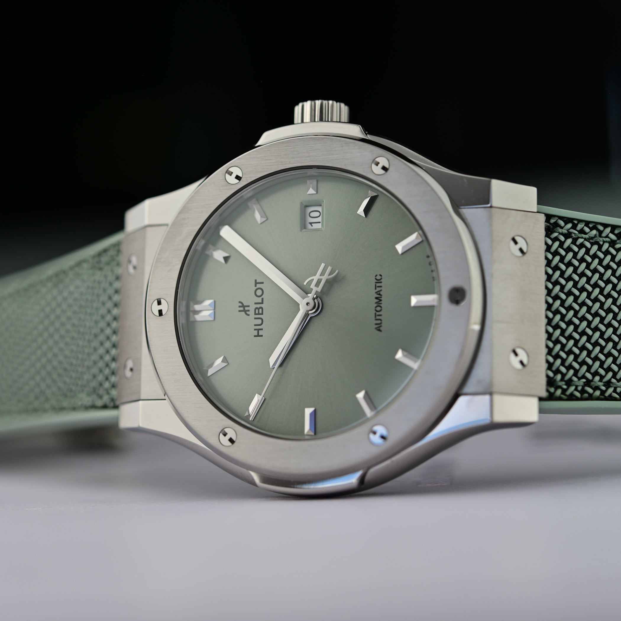 First look – Hublot presents three new classic Fusion models in sage green