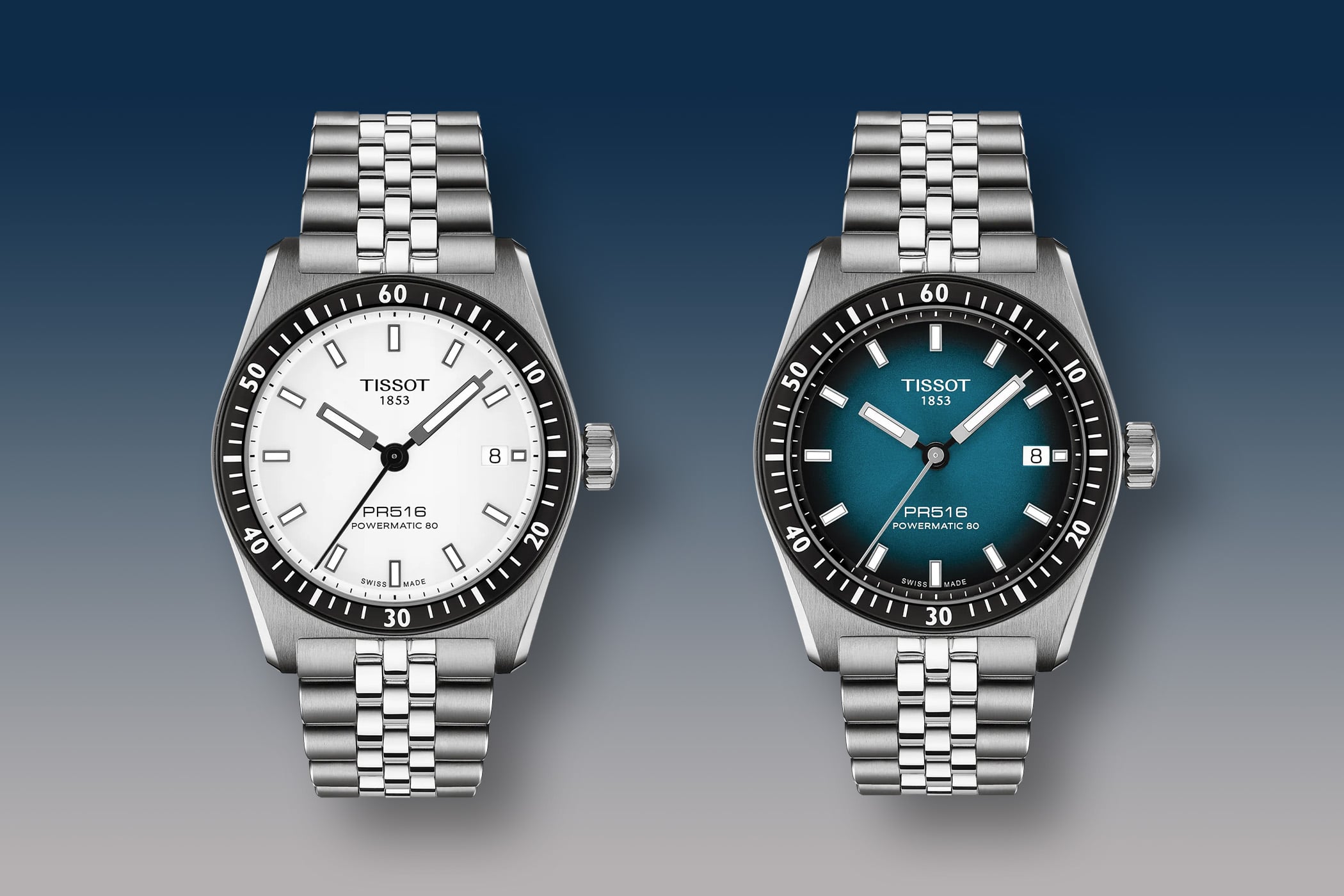 Introducing: Tissot Adds Two Fresh New Colours to its PR516 38mm Powermatic 80
