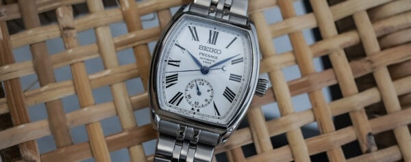 First Look – The New Tonneau-Shaped Seiko Presage Classic Series SPB537 with Enamel Dial