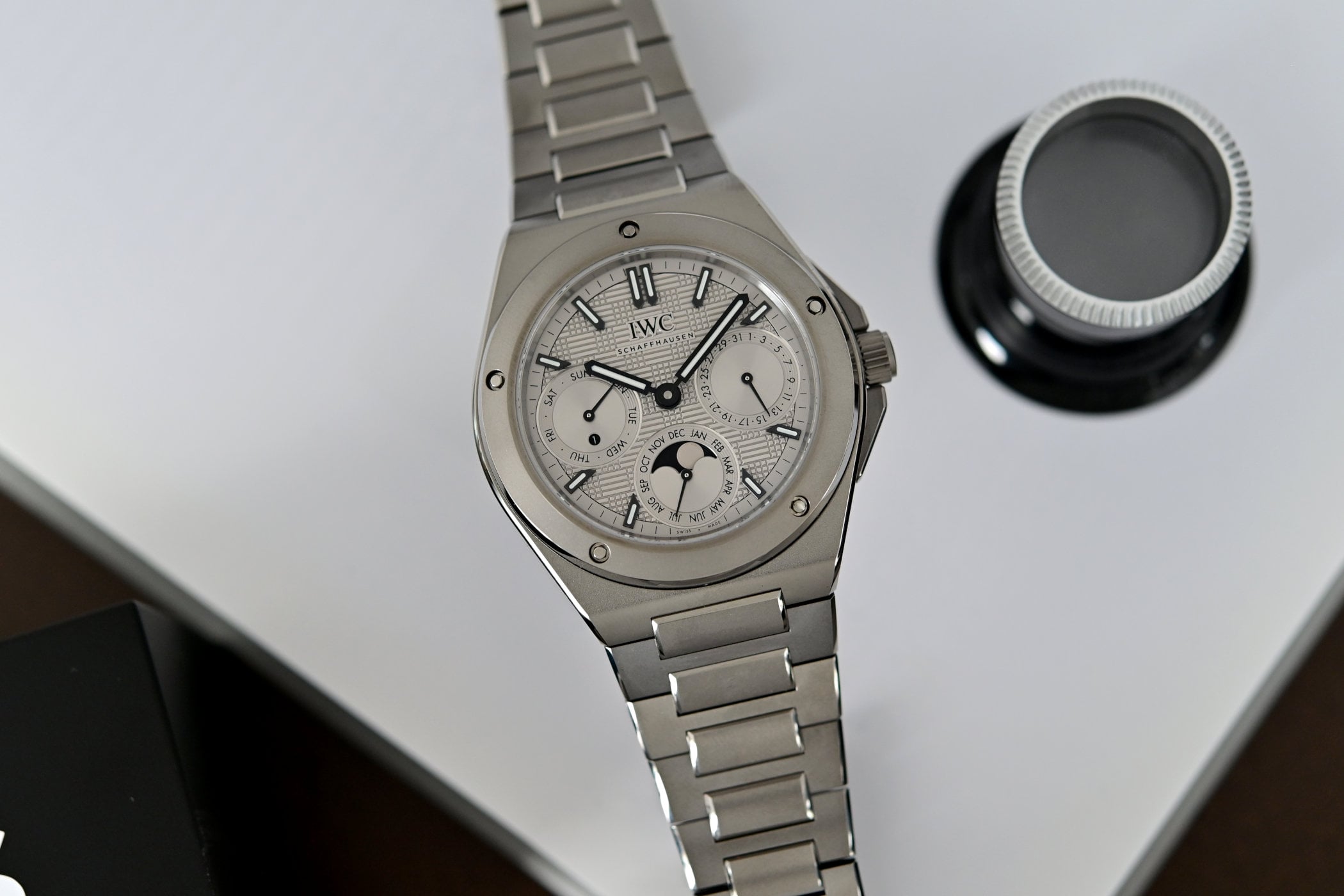 First Look – The IWC Ingenieur Perpetual Calendar 41 in Titanium