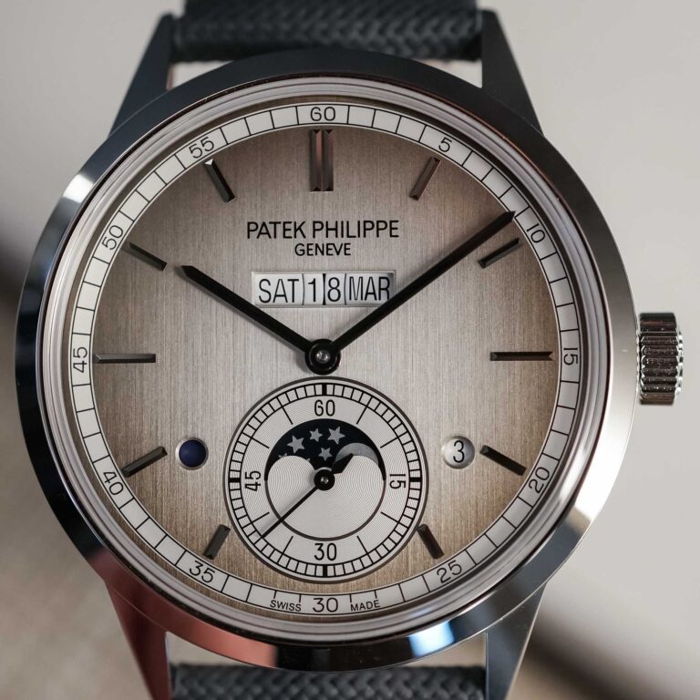 First Look: The new Silver-Toned Patek Philippe In-Line Perpetual ...