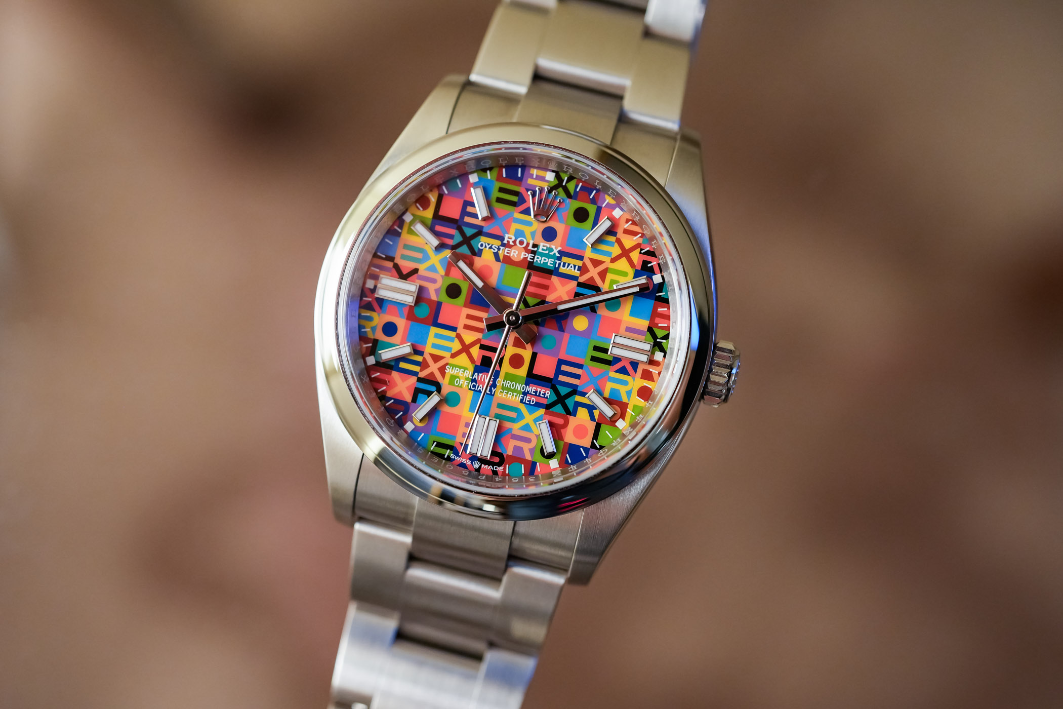 Hands On The Rolex Oyster Perpetual 36 With Multicoloured Jubilee Dial Hands On The Rolex Oyster Perpetual 36 With Multicoloured Jubilee Dial