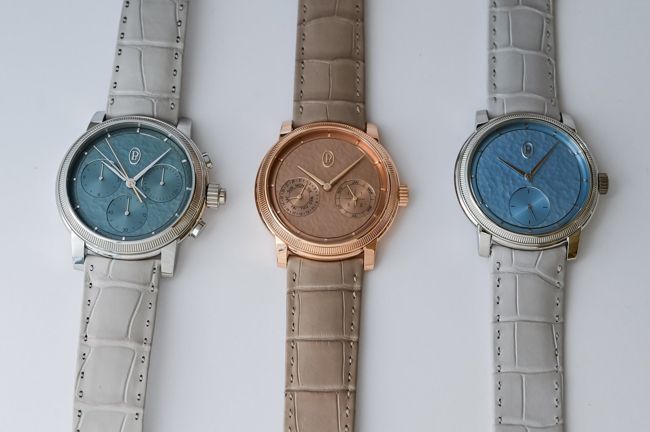 First Look – The Parmigiani Fleurier Toric 30th-Anniversary Trilogy, with Hand-Hammered Dials