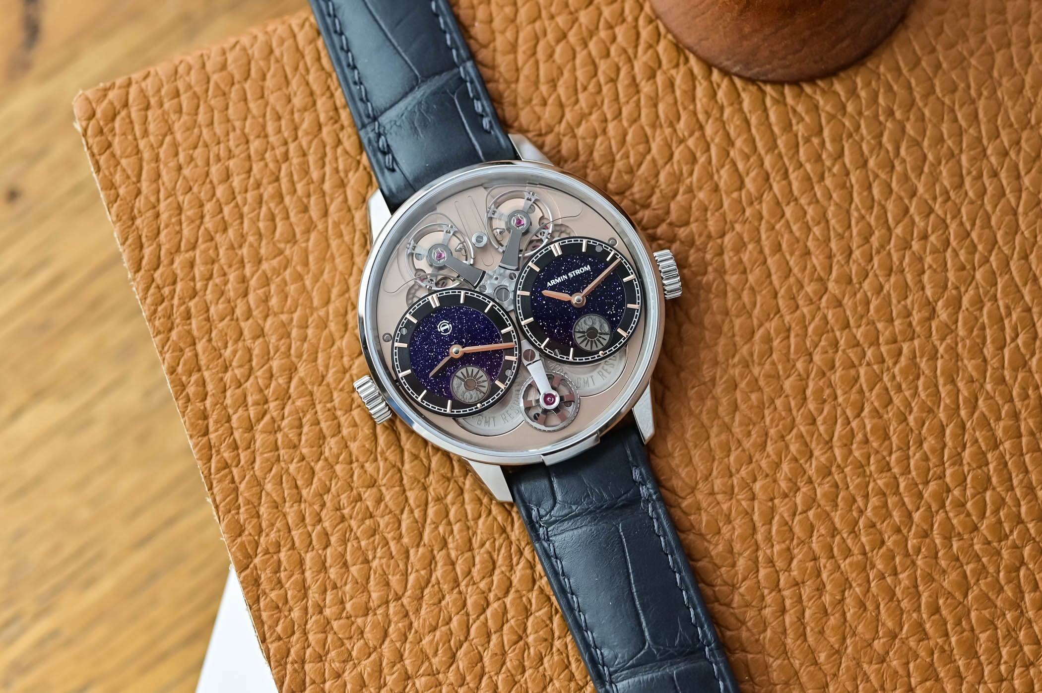 Armin Strom Dual Time GMT Resonance Aventurine Watch