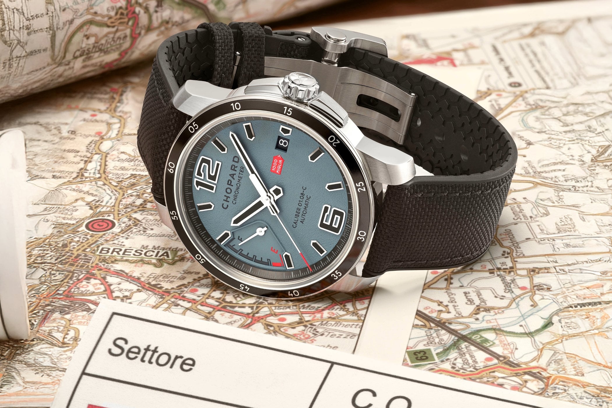 The 2026 Chopard Mille Miglia GTS Power Control Gray‑Blue
