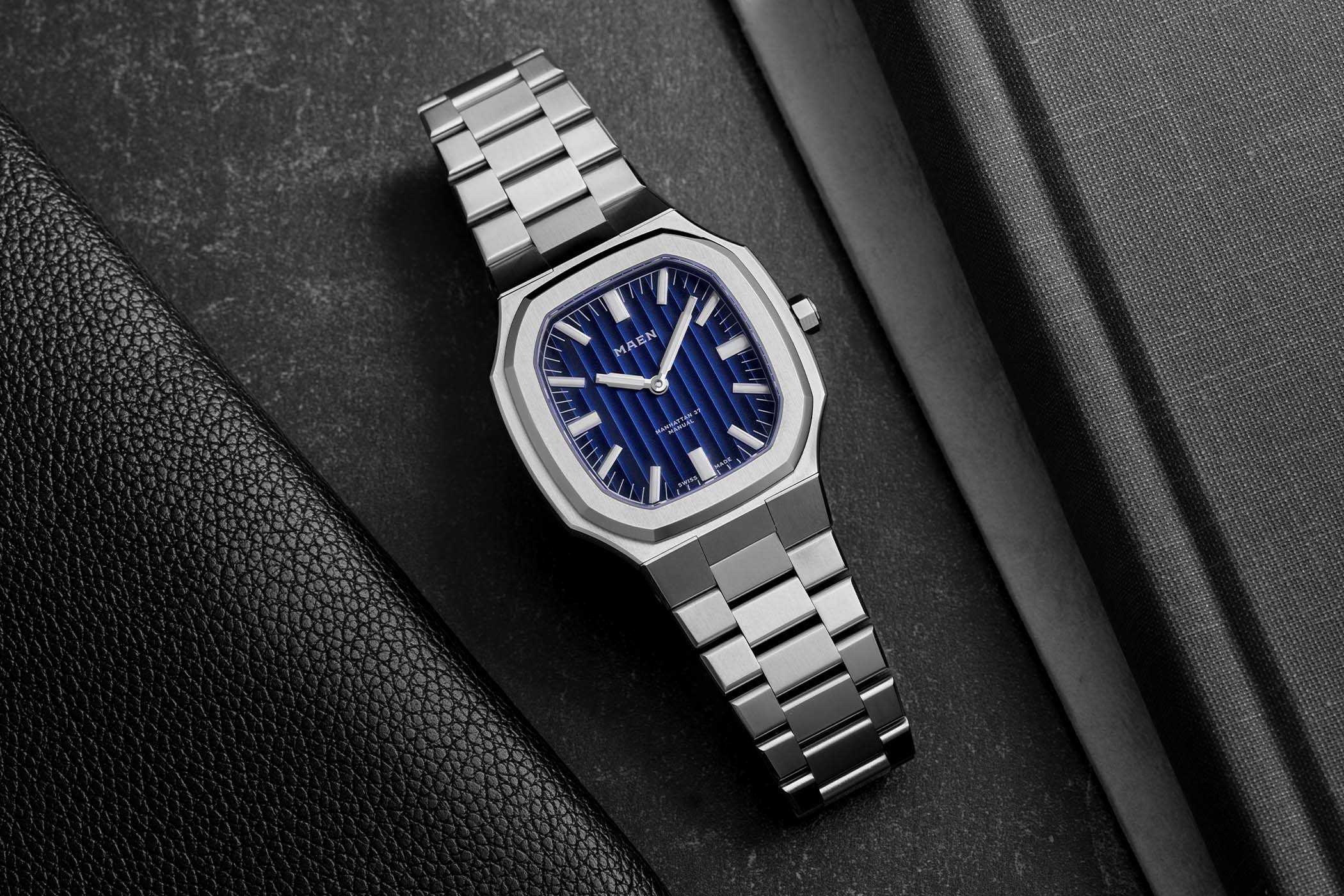 Boutique-Exclusive Maen Manhattan 37 Ultra Thin Blue Smoke Edition