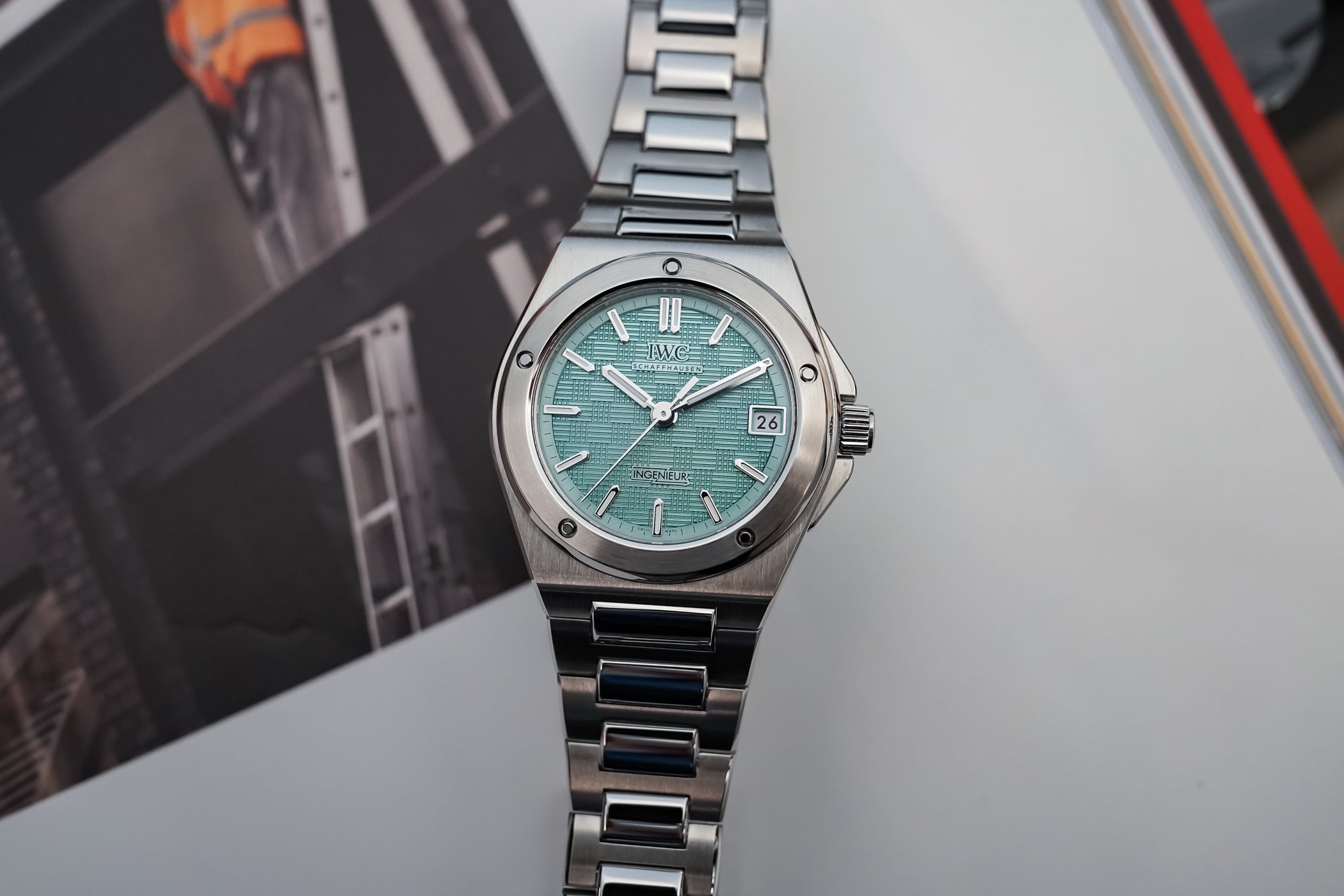 First Look: The New, Summer-Inspired IWC Ingenieur Automatic 35 Pool