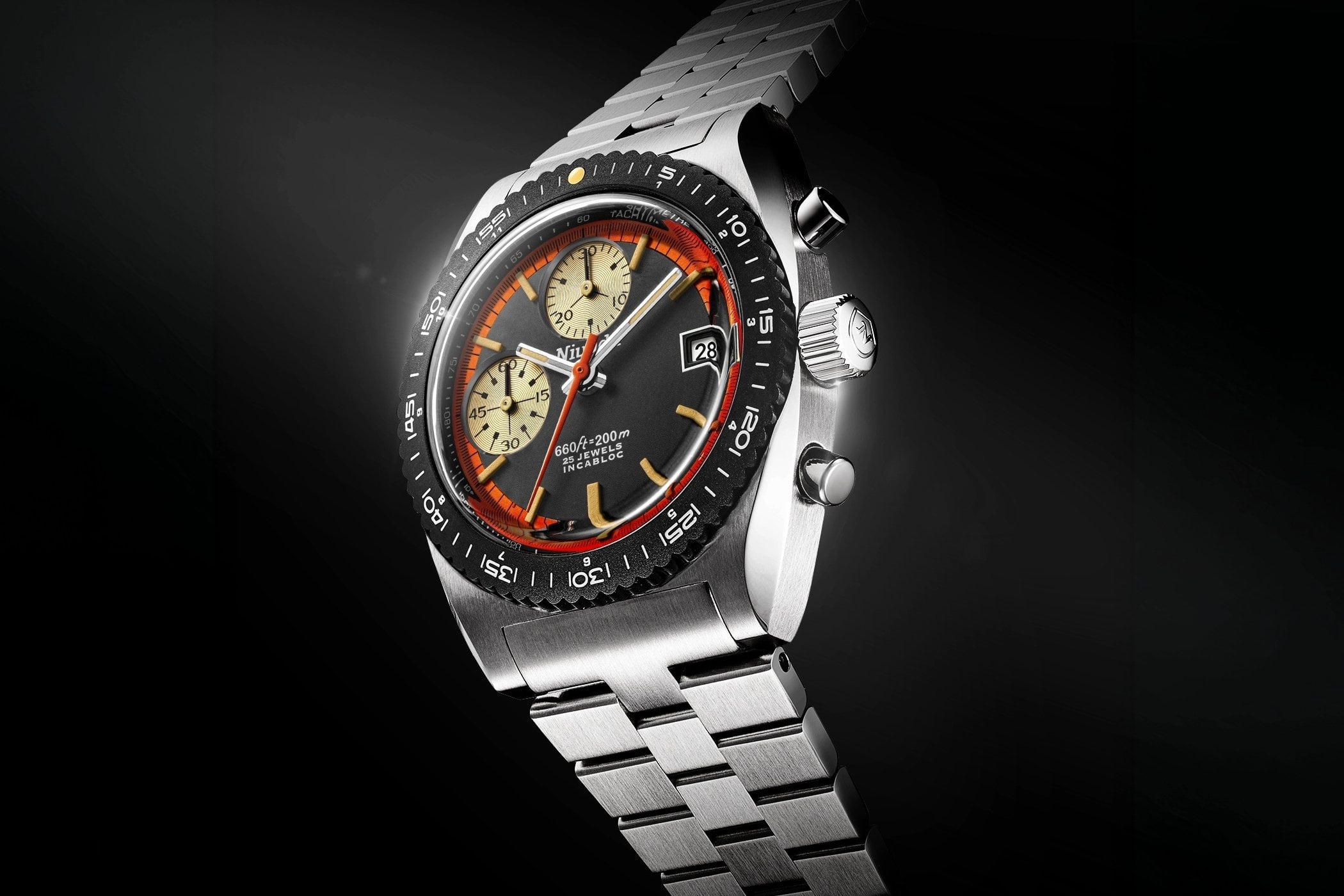 Nivada Grenchen Launches New Vintage-Inspired Autochron Automatic Orange
