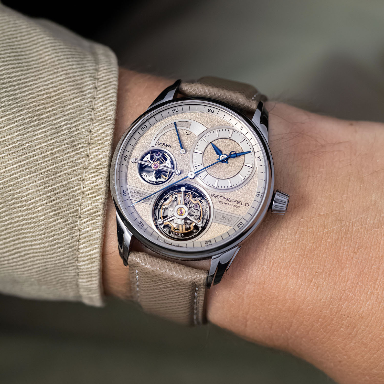 Grönefeld 1941 Quadrivium Brings Constant Force and a Flying Tourbillon Together