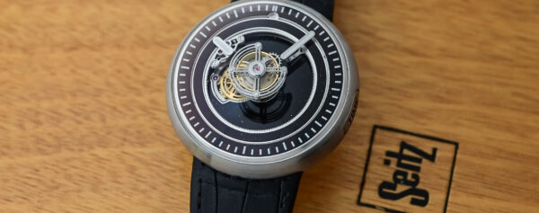 First Look – Marco Tedeschi’s Impressive Central Floating Tourbillon in Black Aventurine