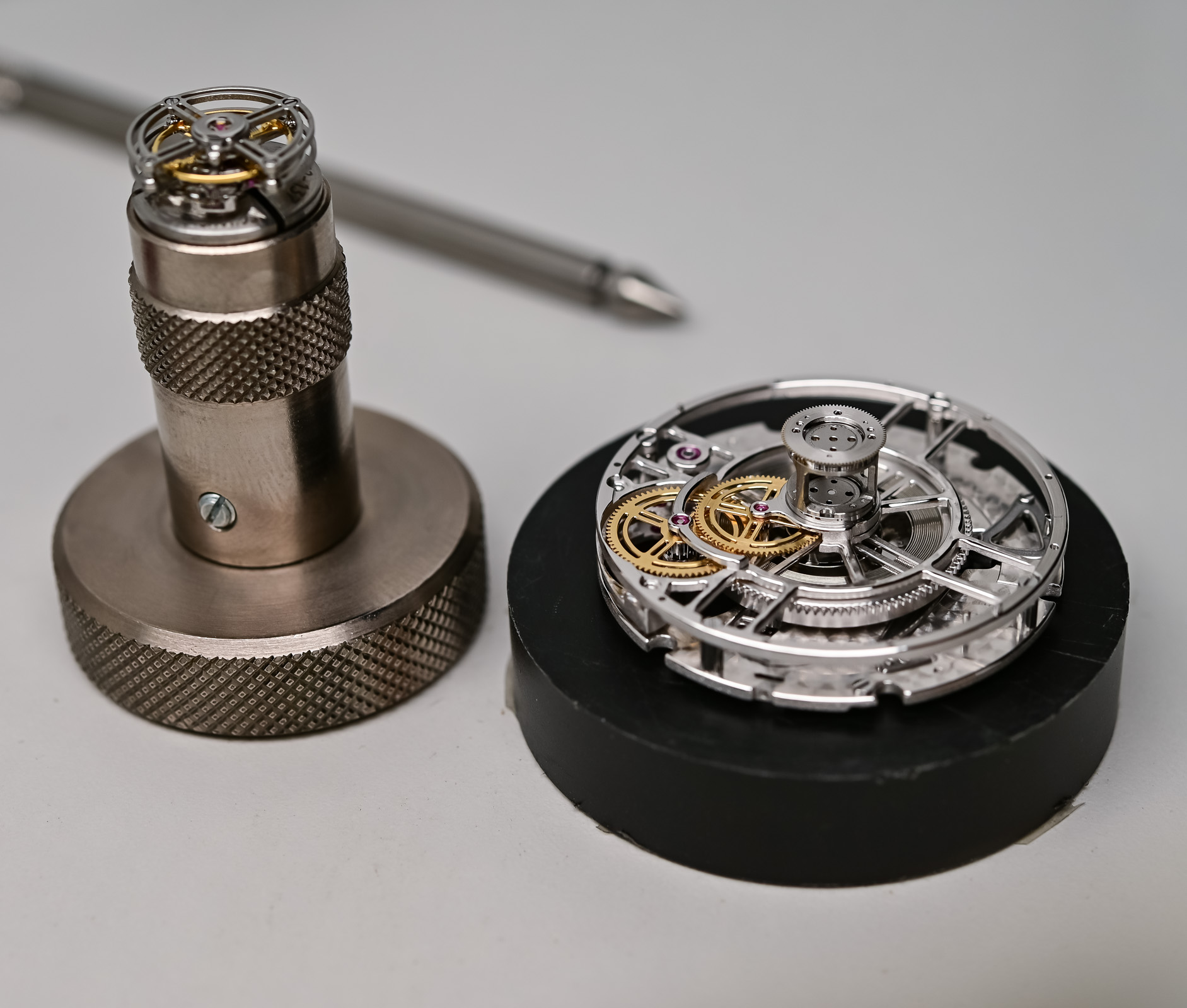 Marco Tedeschi’s Impressive Central Floating Tourbillon in Black Aventurine