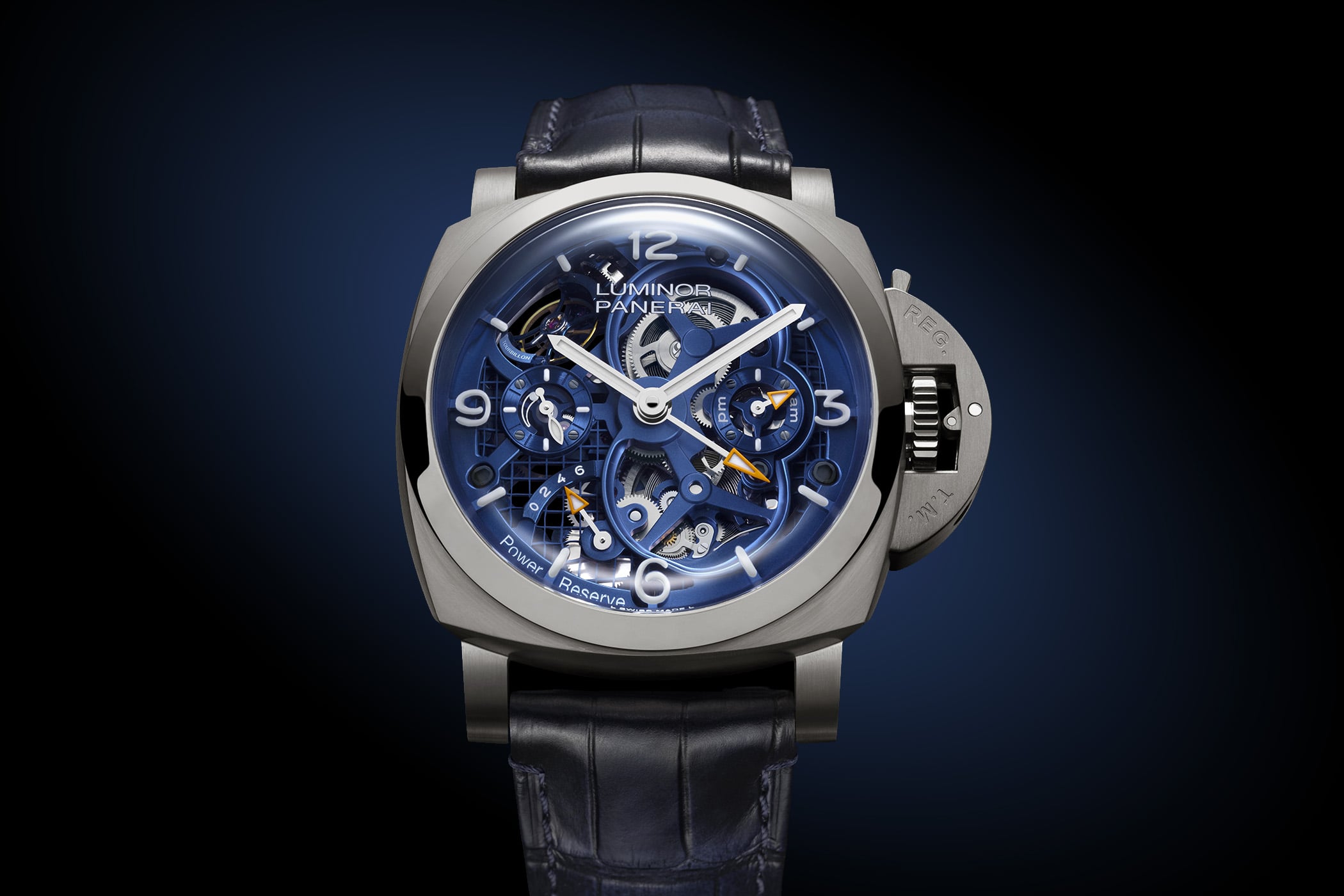 The Panerai Luminor Tourbillon GMT Titanio PAM01784