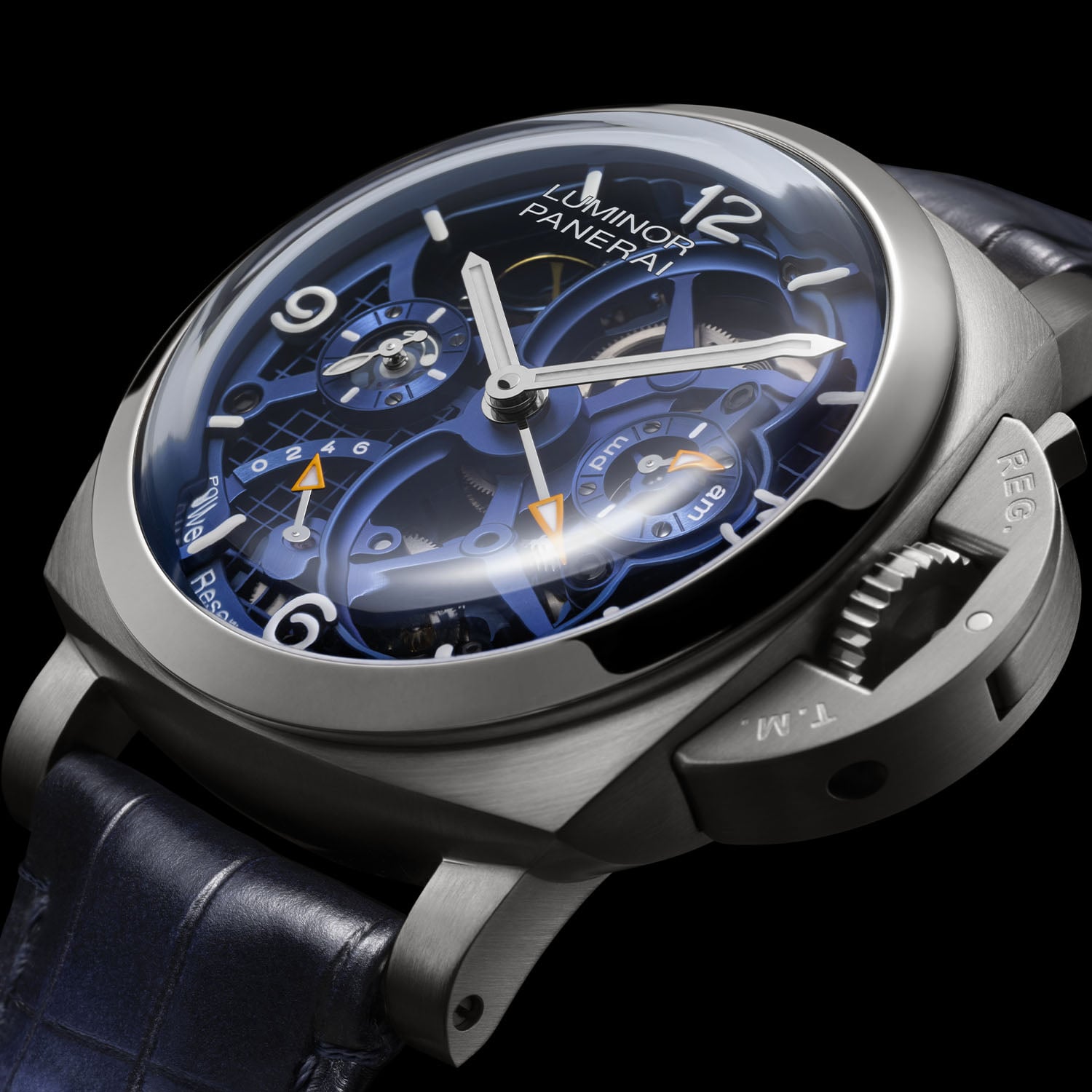 The Panerai Luminor Tourbillon GMT Titanio PAM01784